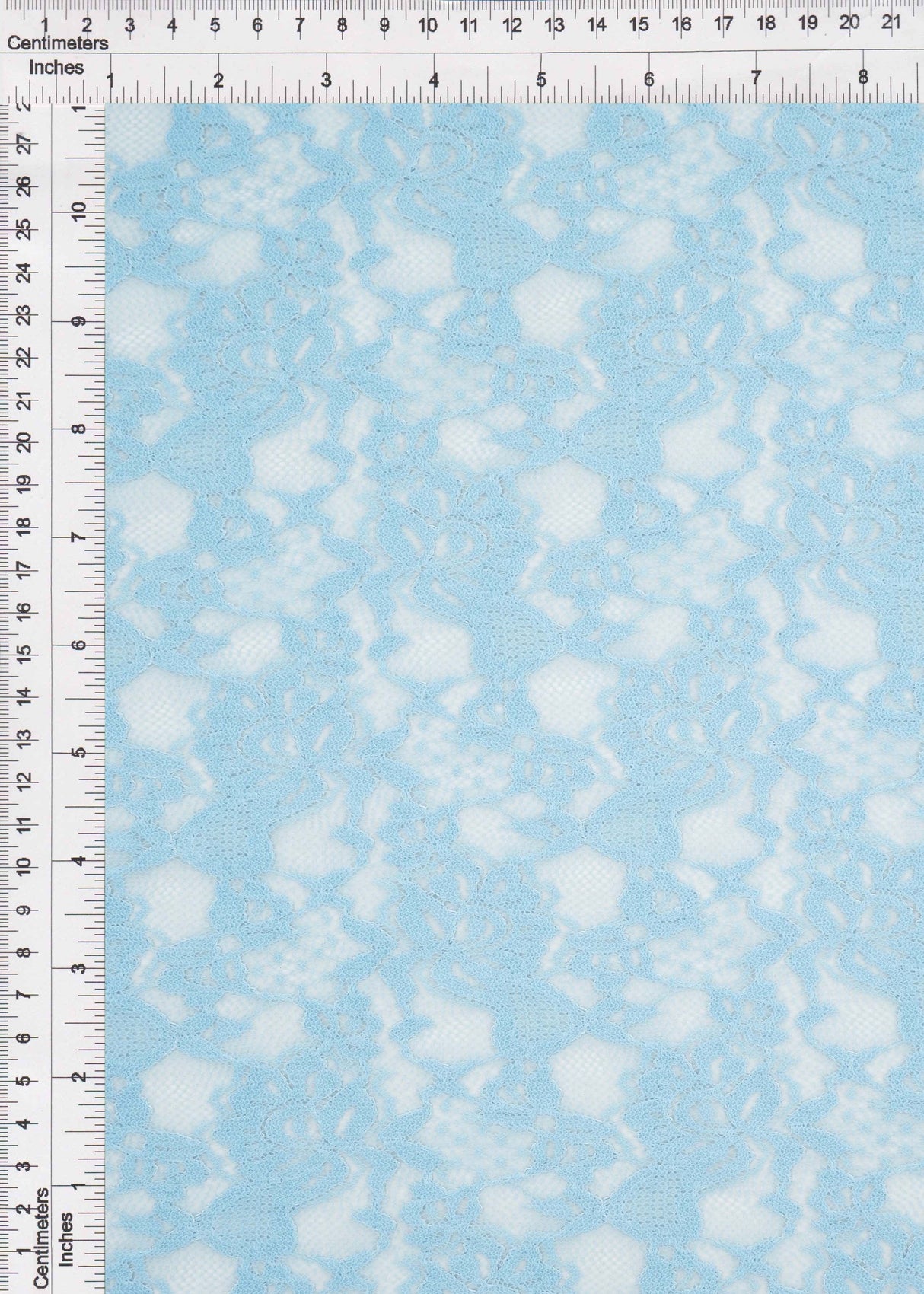 Floral Double Border Lace Fabric