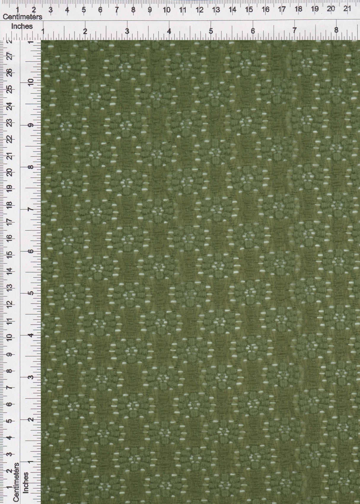 Ditsy Floral Lace Nylon Cotton Spandex