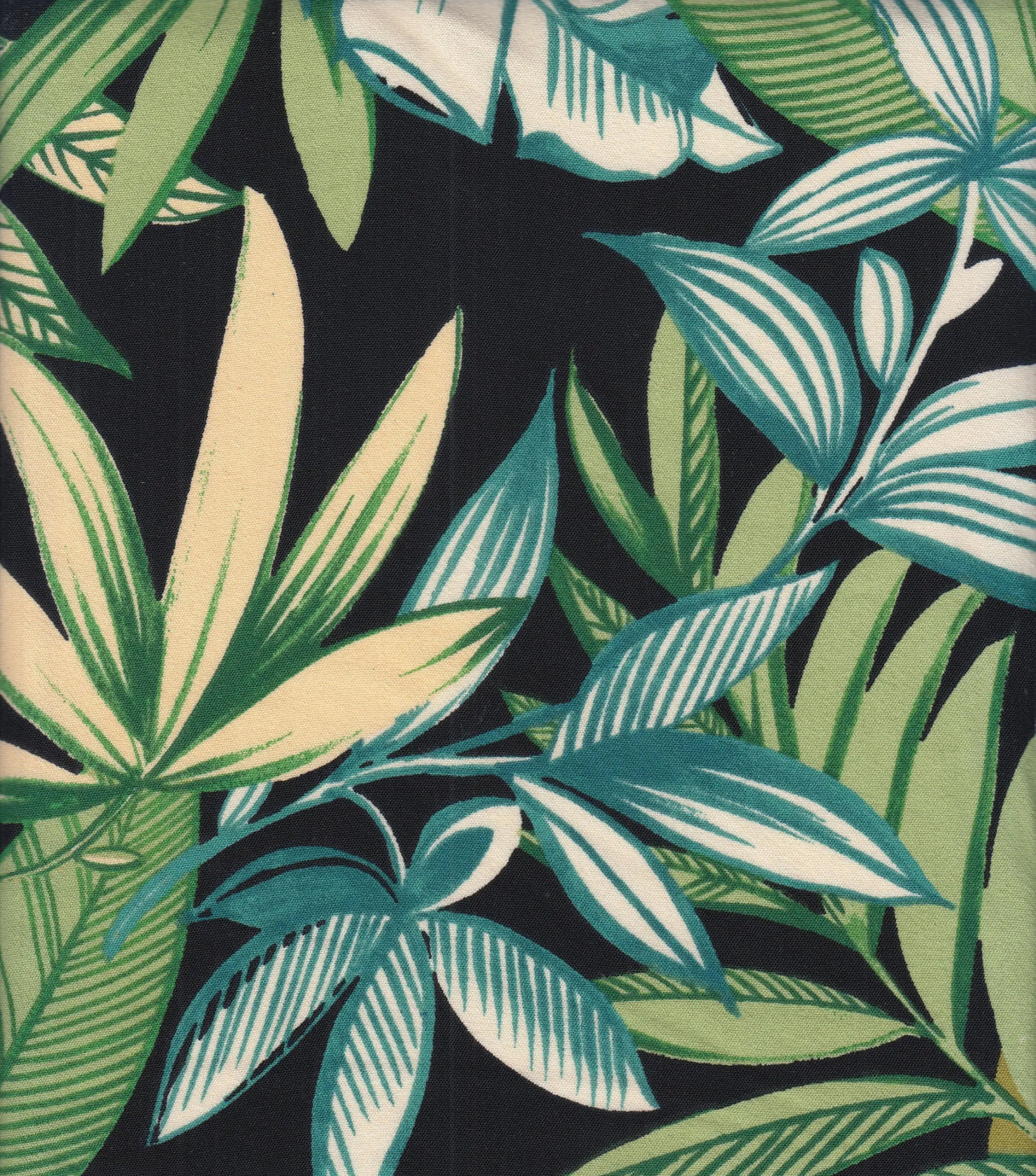 1 Yard Tropical Print Cey Fabric, 58/59? Wide 100% Polyester