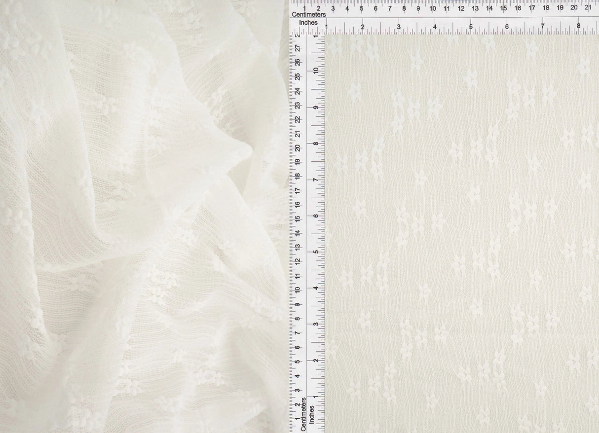 Bubble Lace Knit Fabric 51/52" Wide – 170 GSM