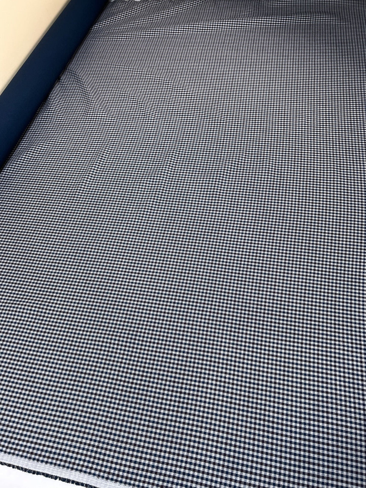 Polyester Blend Bonded Checked Knit