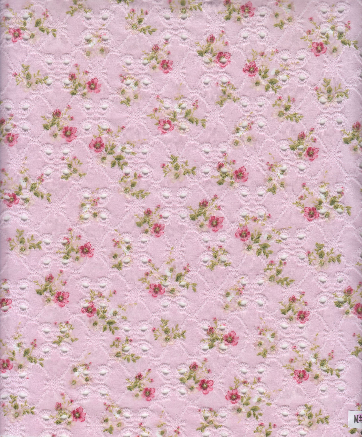 Floral Jacquard Knit Pink