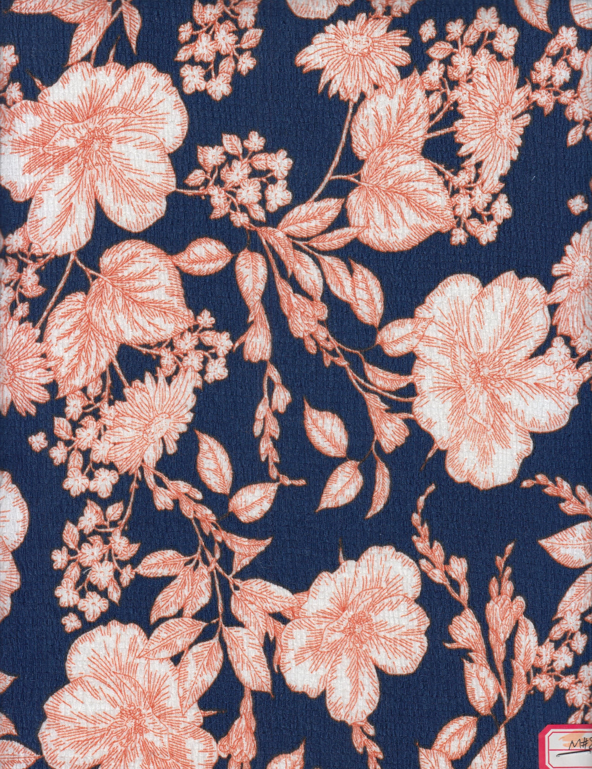 Floral Ripple Jersey Print Fabric