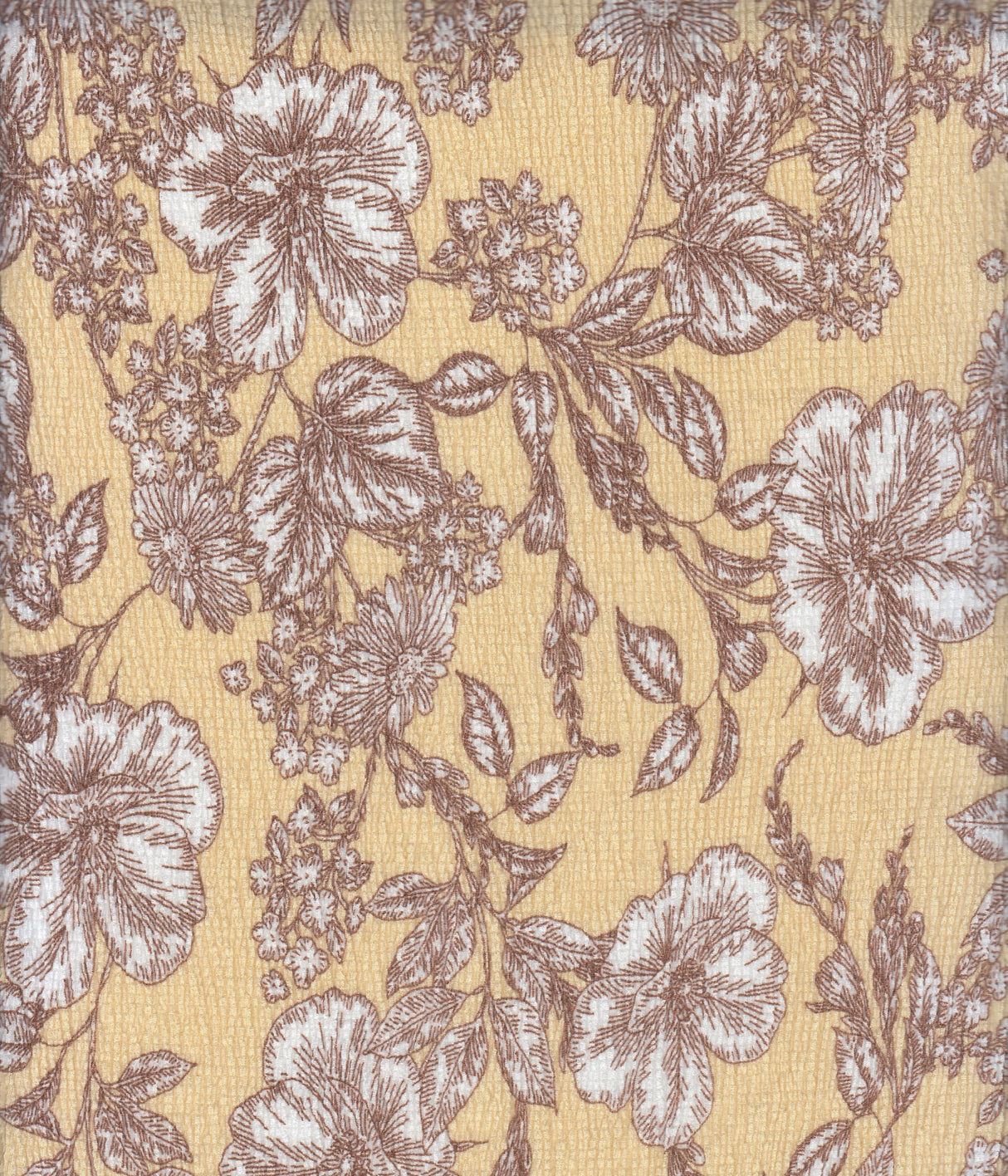 Floral Ripple Jersey Print Fabric