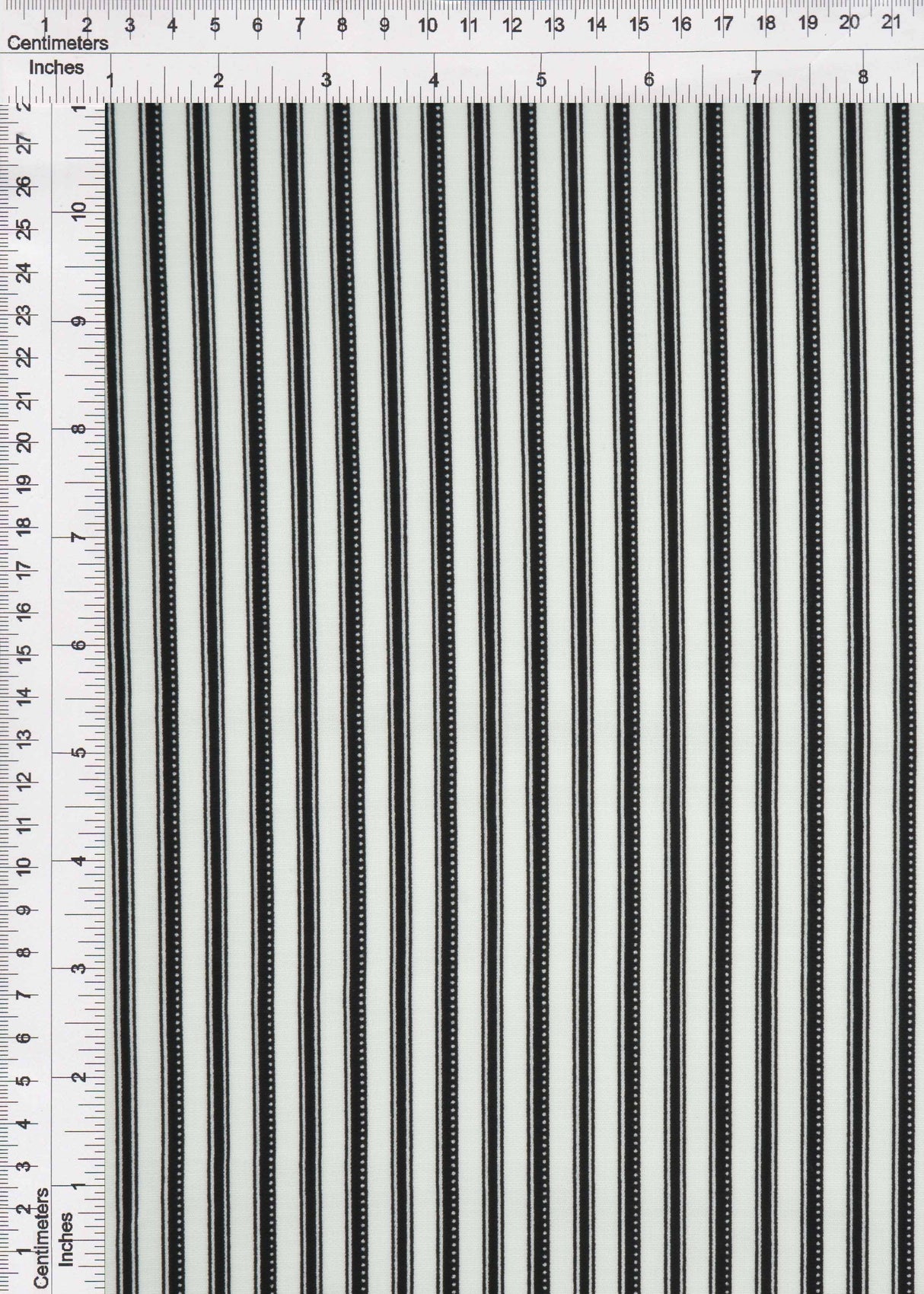 Stripe Linen Look Woven Fabric