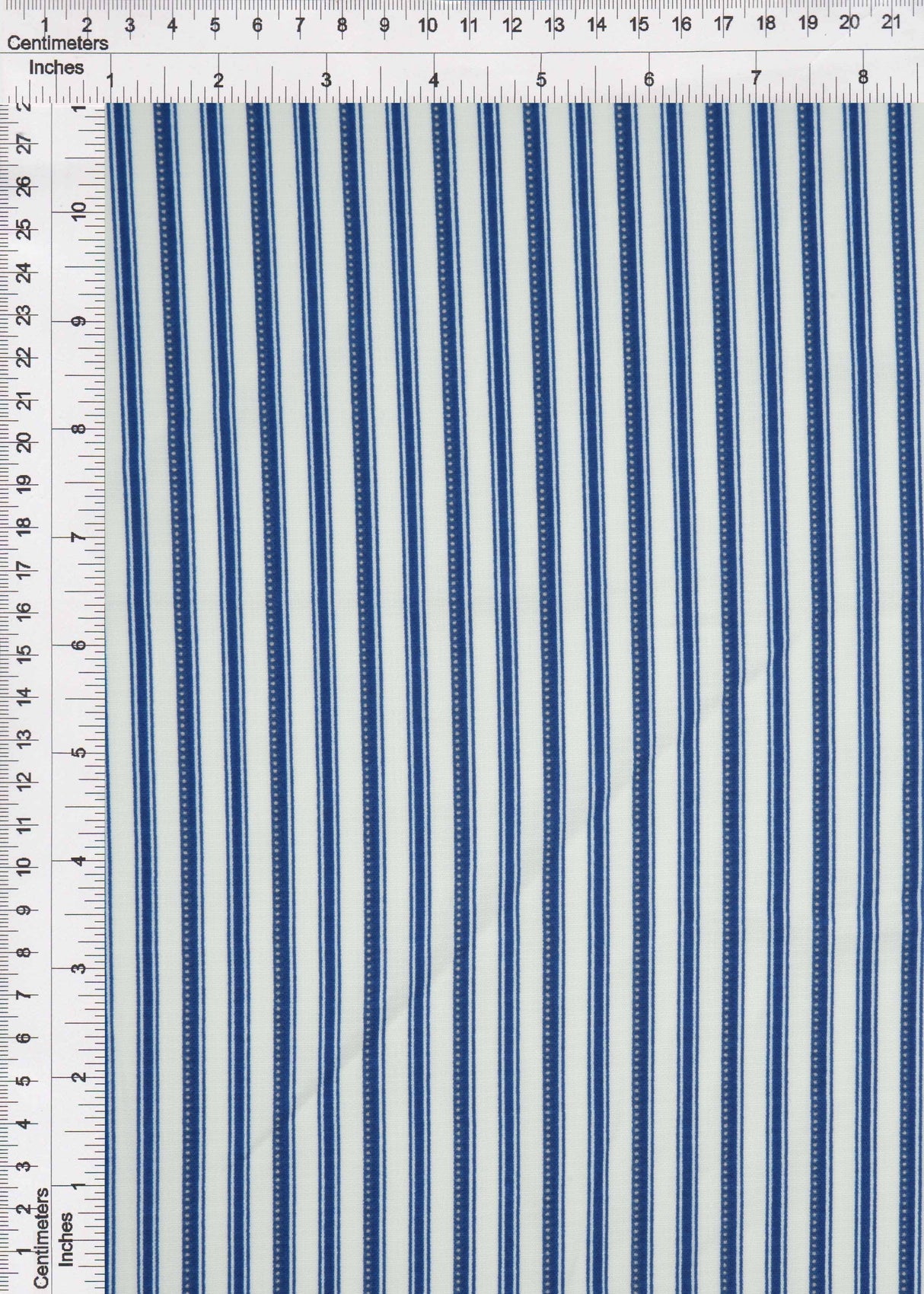 Stripe Linen Look Woven Fabric