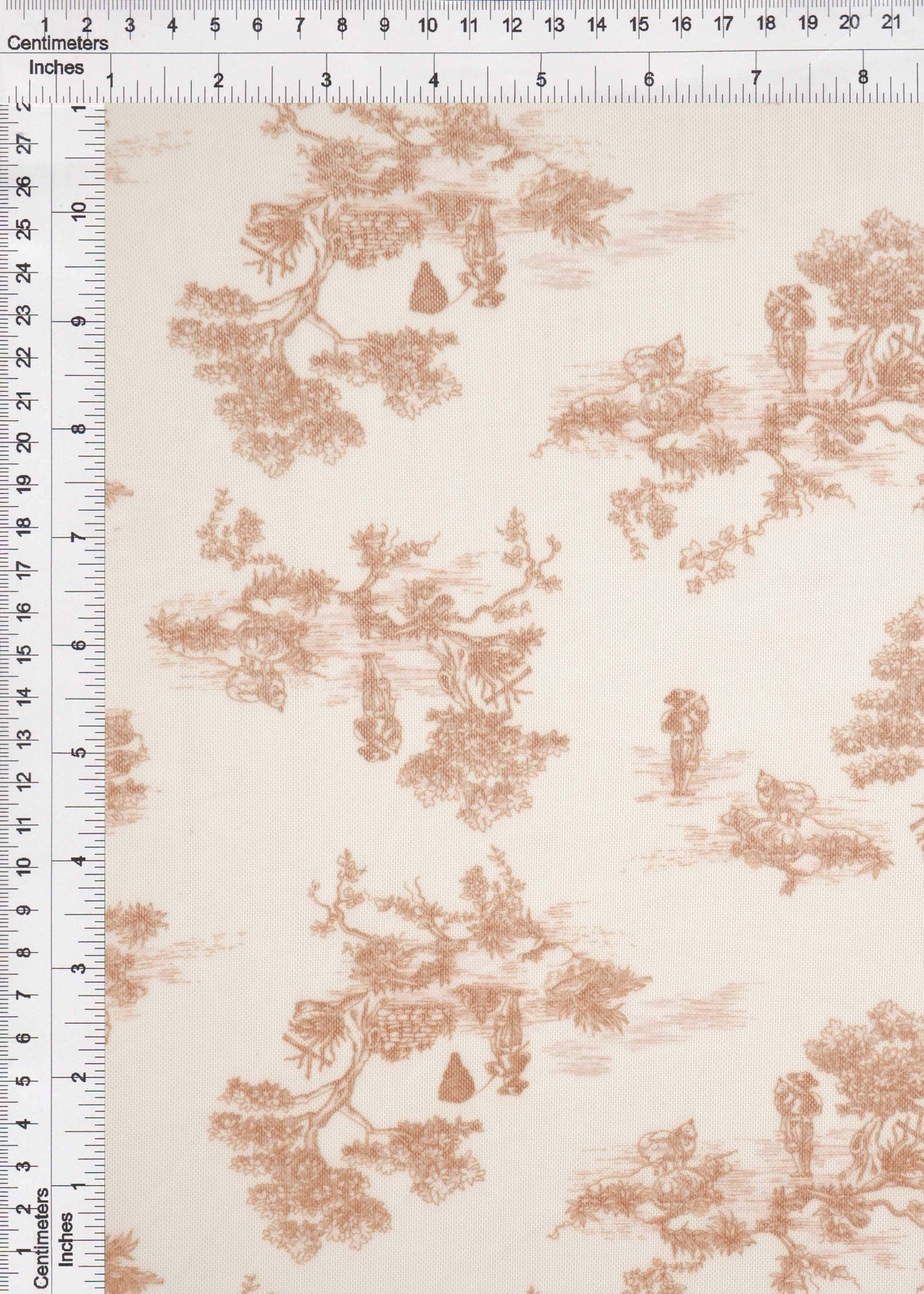 Printed Mesh Digital Toile Fabric