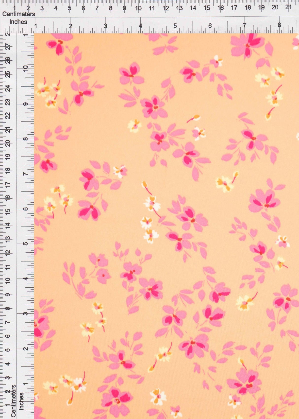Floral Print Stretch DTY Knit Fabric