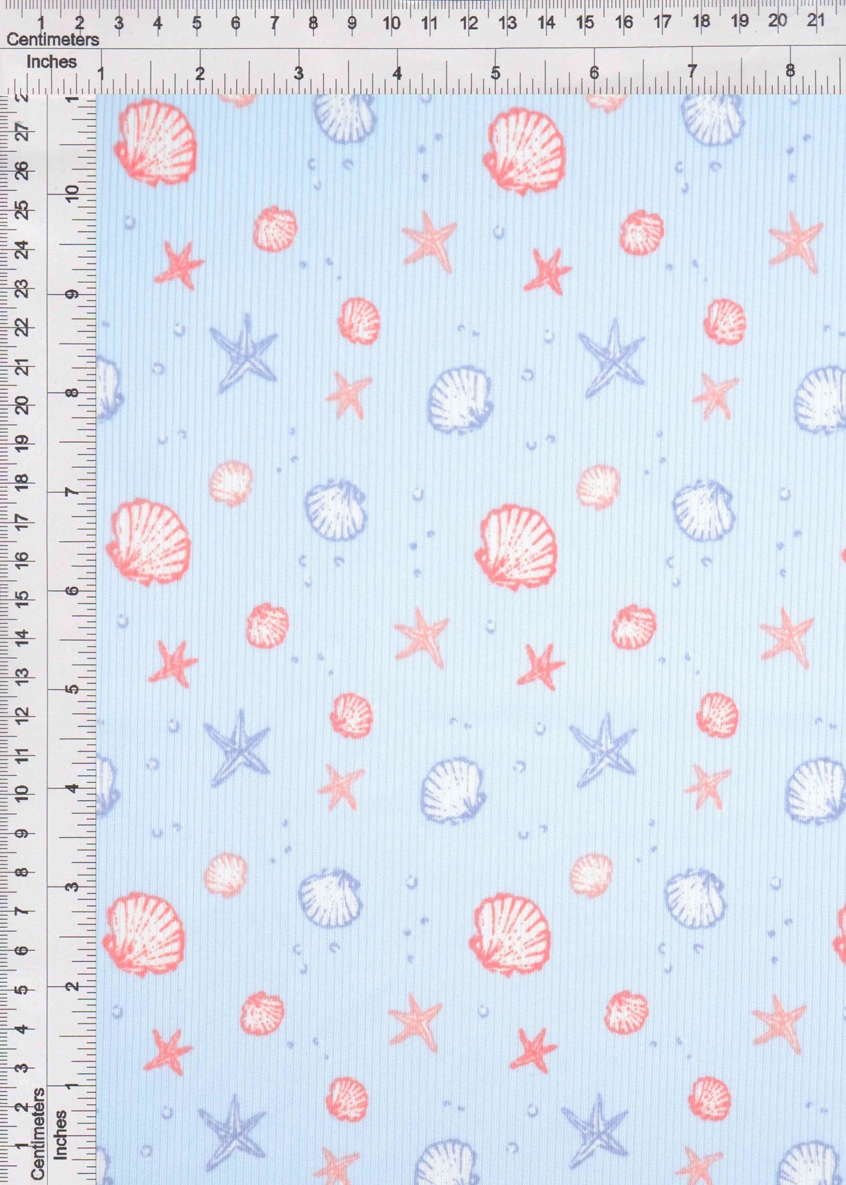Printed 2x2 Rib Knit Under the Sea