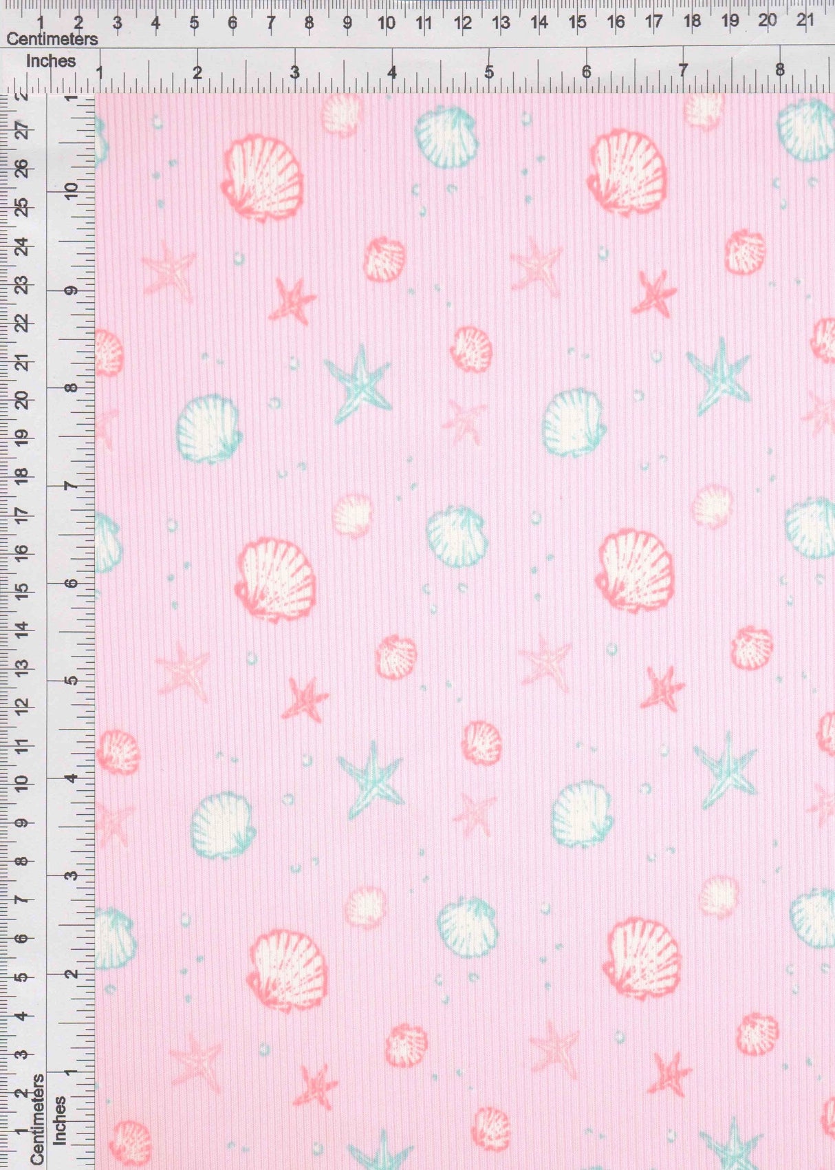 Printed 2x2 Rib Knit Under the Sea
