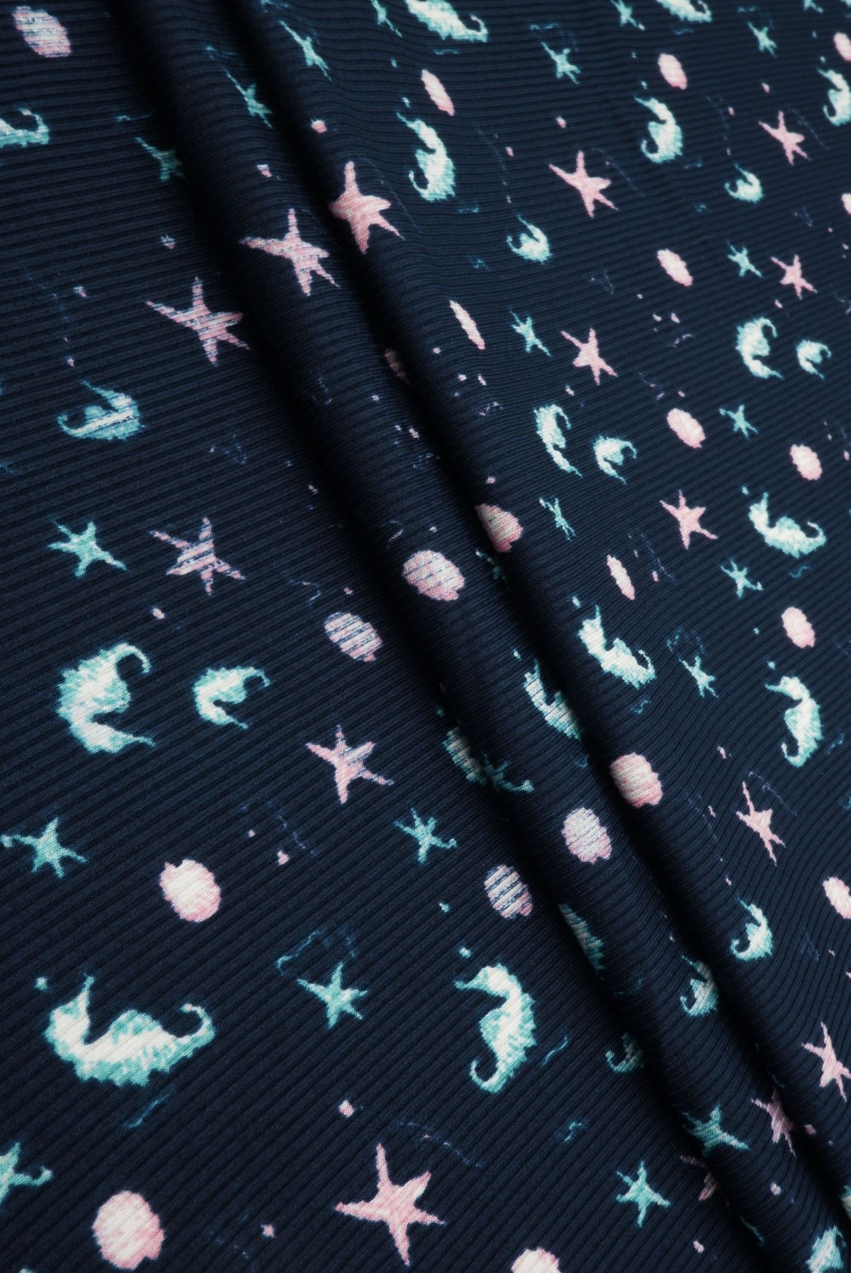 Printed Rib Knit Under the Sea