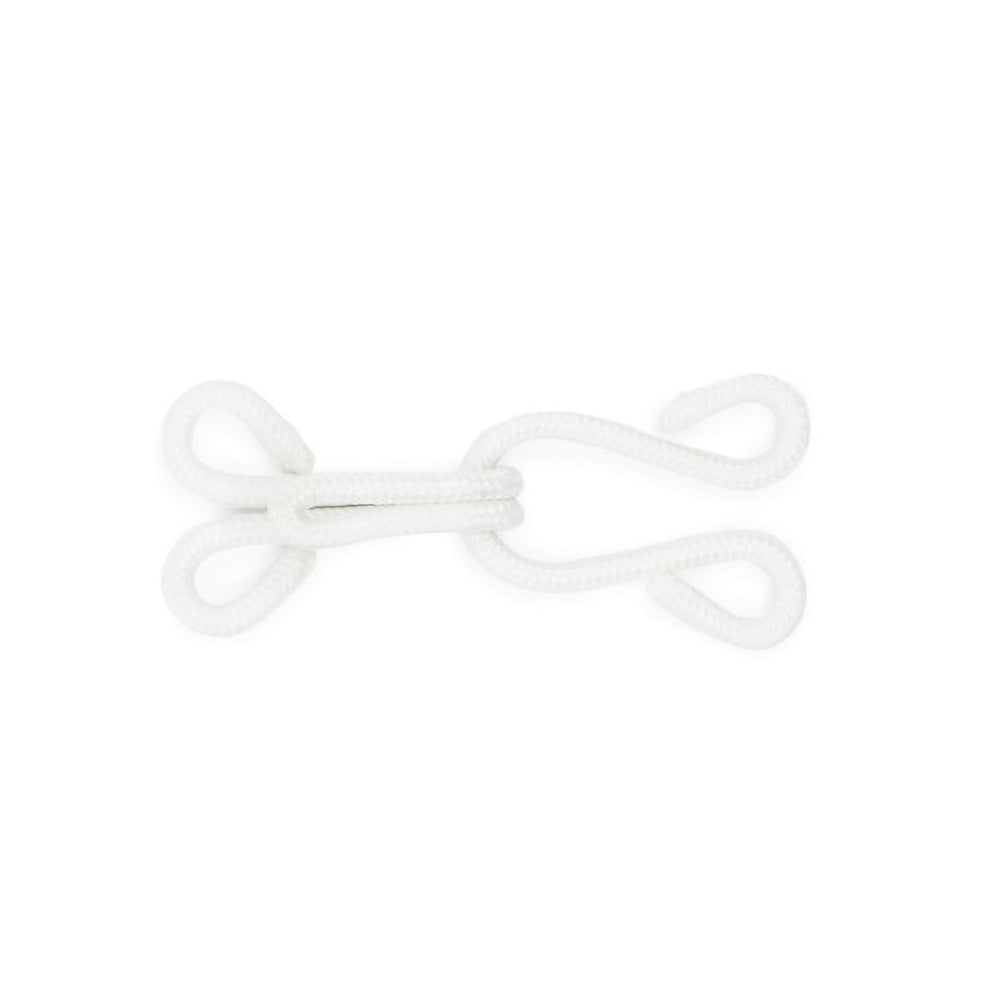 Dritz Covered Hooks & Eyes - White Extra Large - 2 Sets