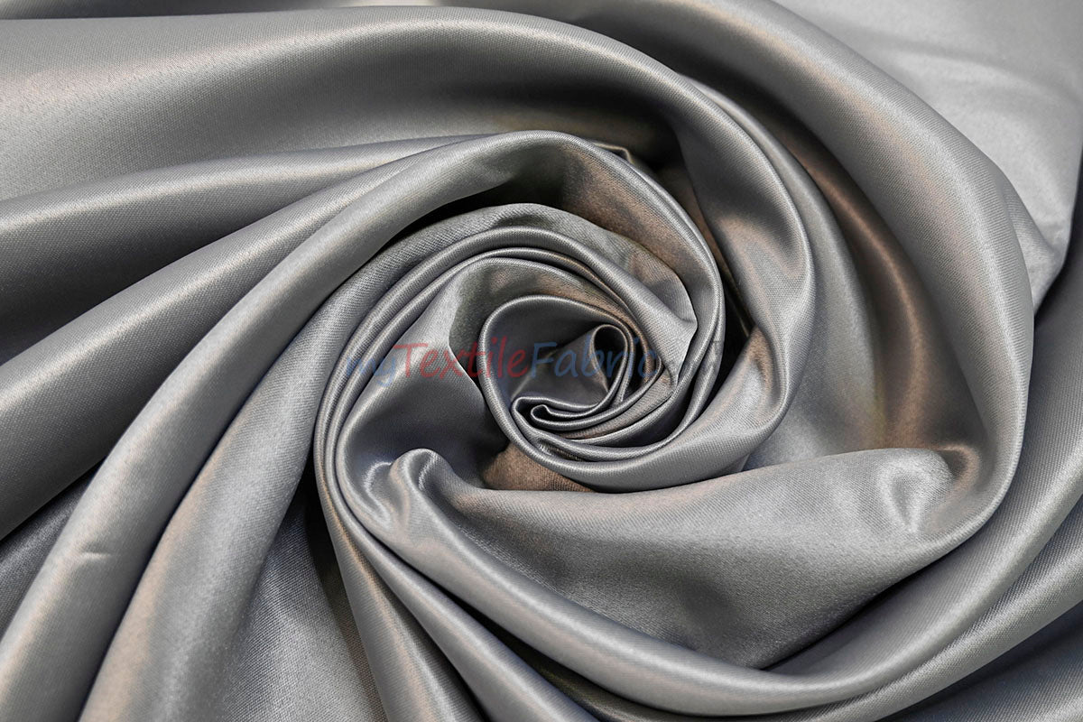 Lamour Satin Polyester Matte Satin Fabric - Multiple Colors, 58/60" Width (1 Yard)