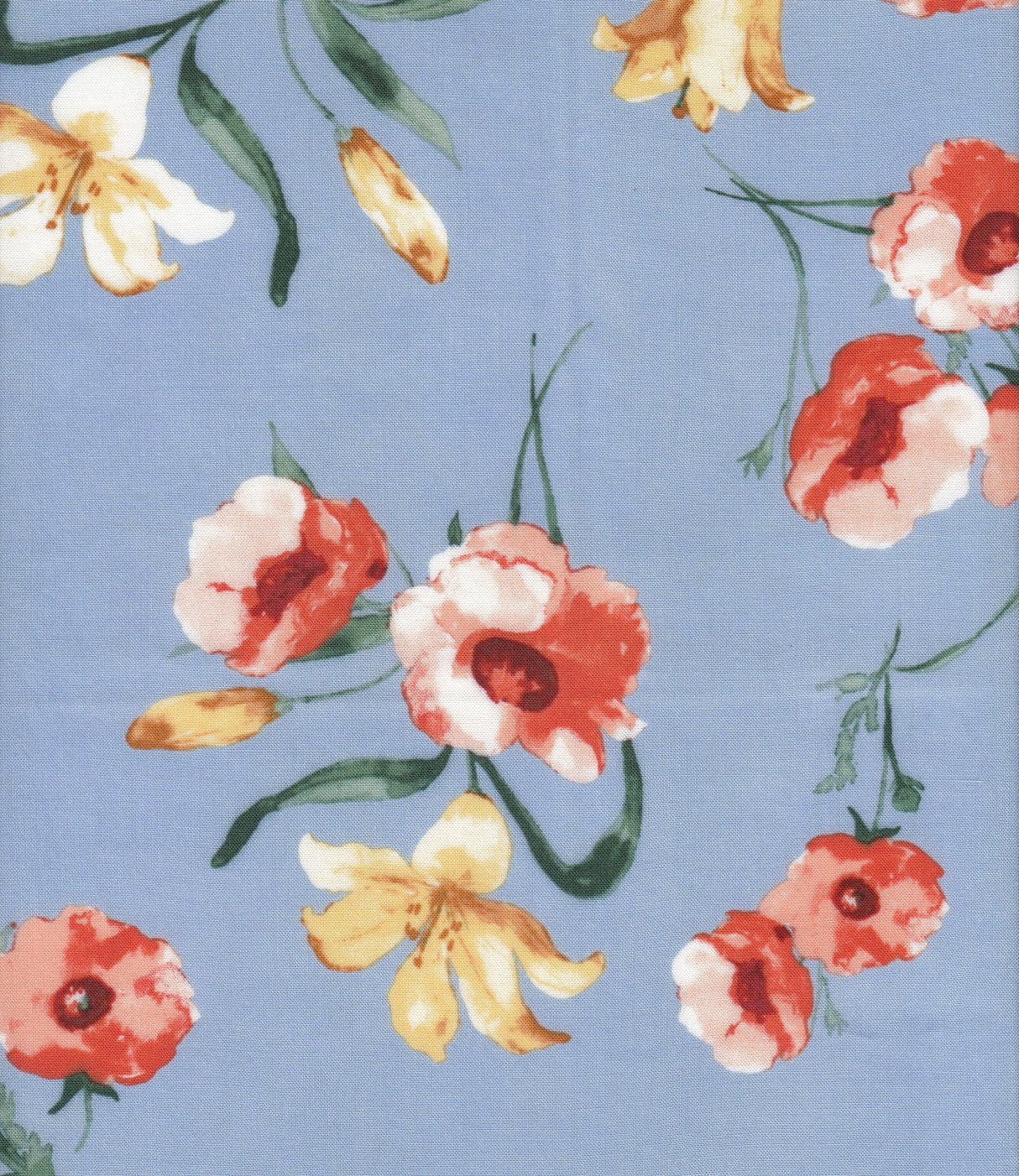 Floral Rayon Challis Woven Fabric