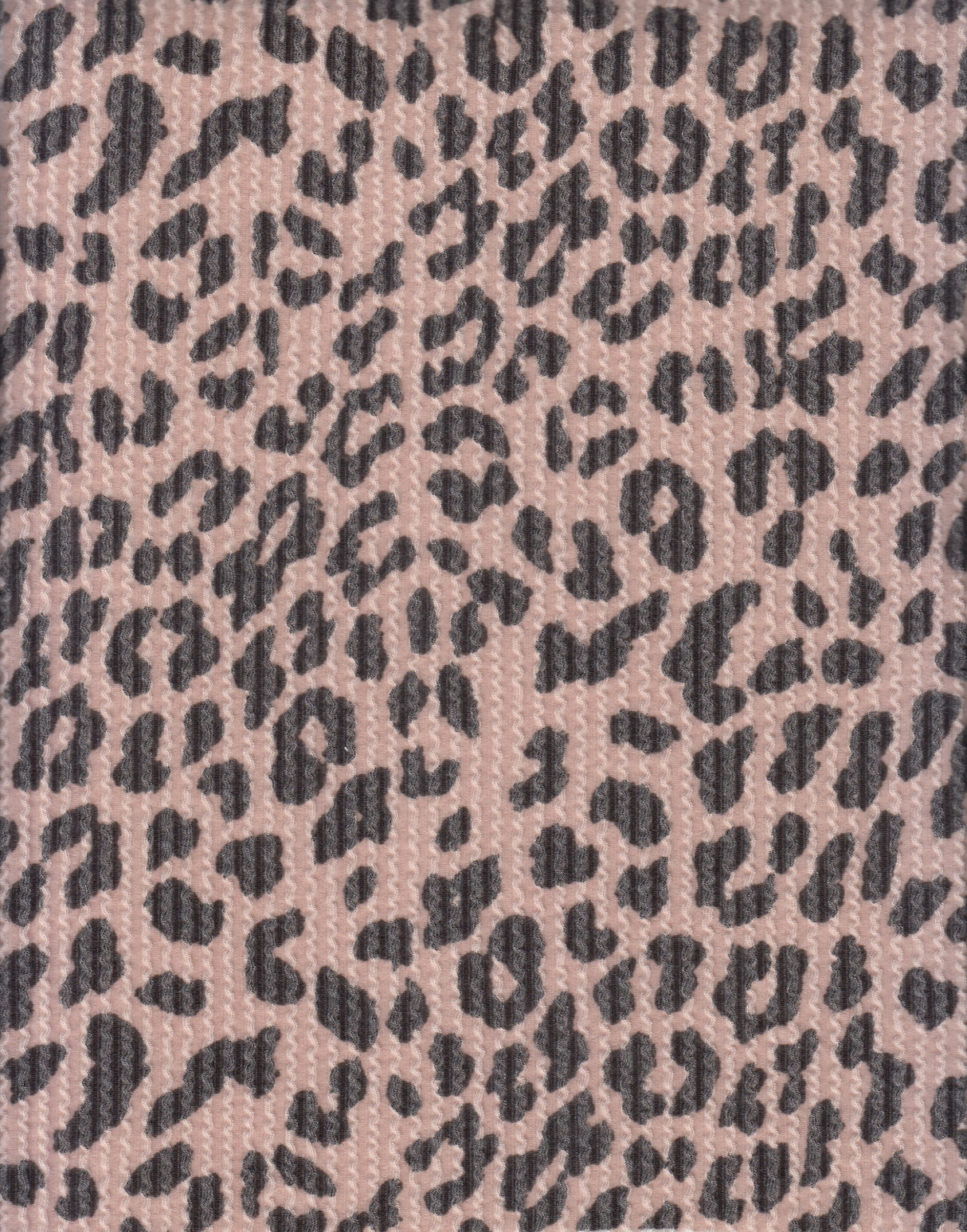 Animal Print Jacquard Double Knit Fabric
