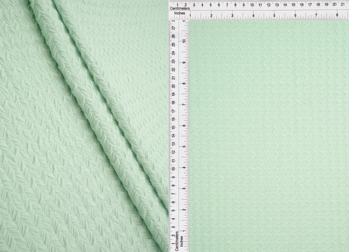 Herringbone Jacquard Knit Fabric