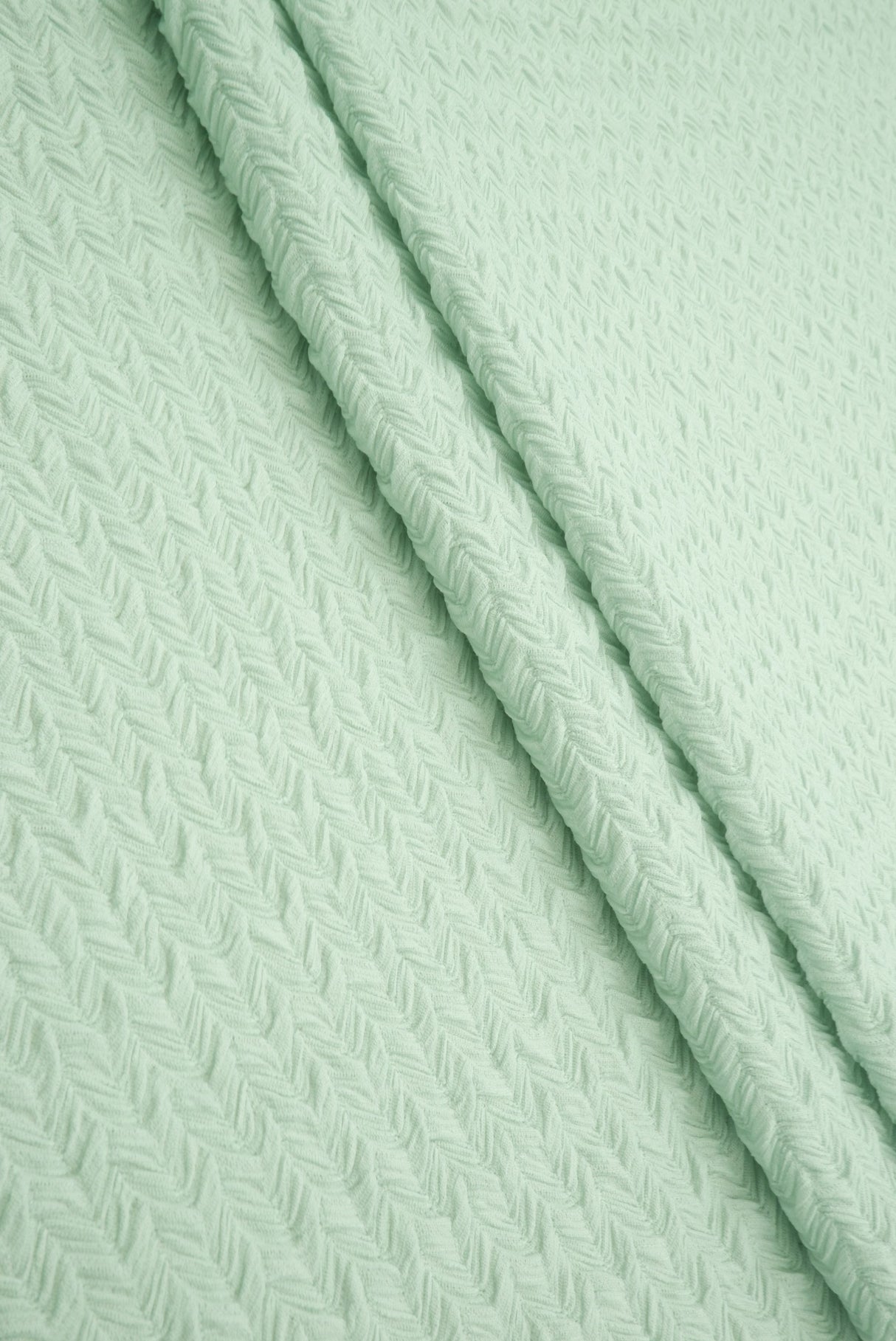 Herringbone Jacquard Knit Fabric