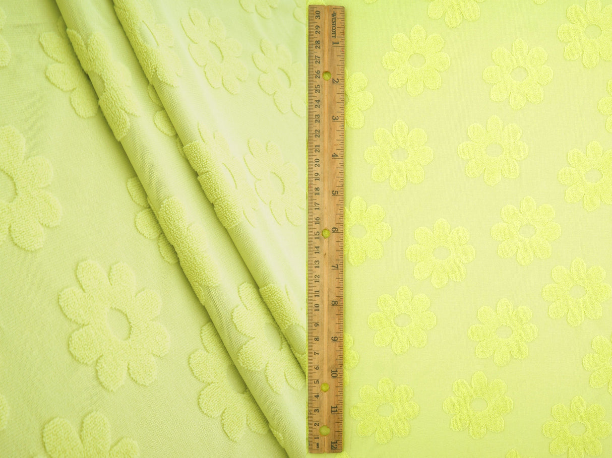 Daisy Floral Jacquard Knit Fabric