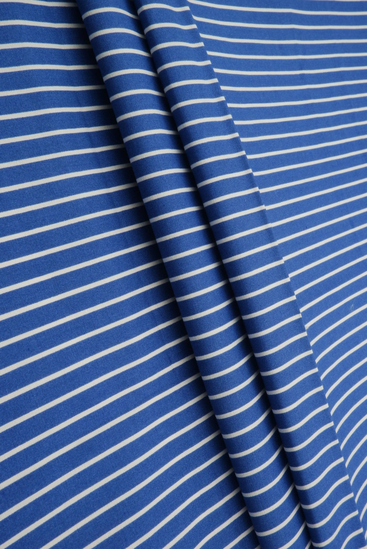 Striped Stretch Poplin Fabric