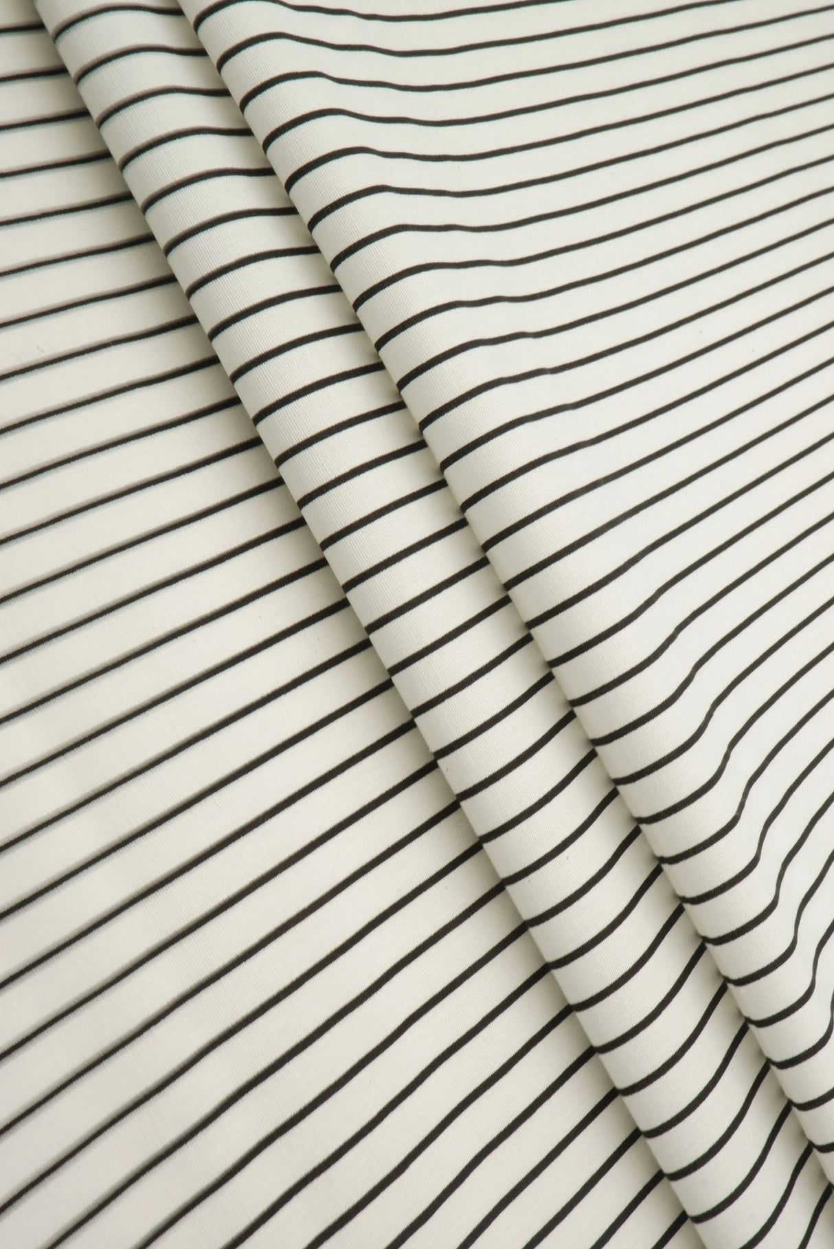 Stretch Cotton Poplin Stripe Fabric, Printed Woven 97% Cotton 3% Spandex, 57/58" Wide