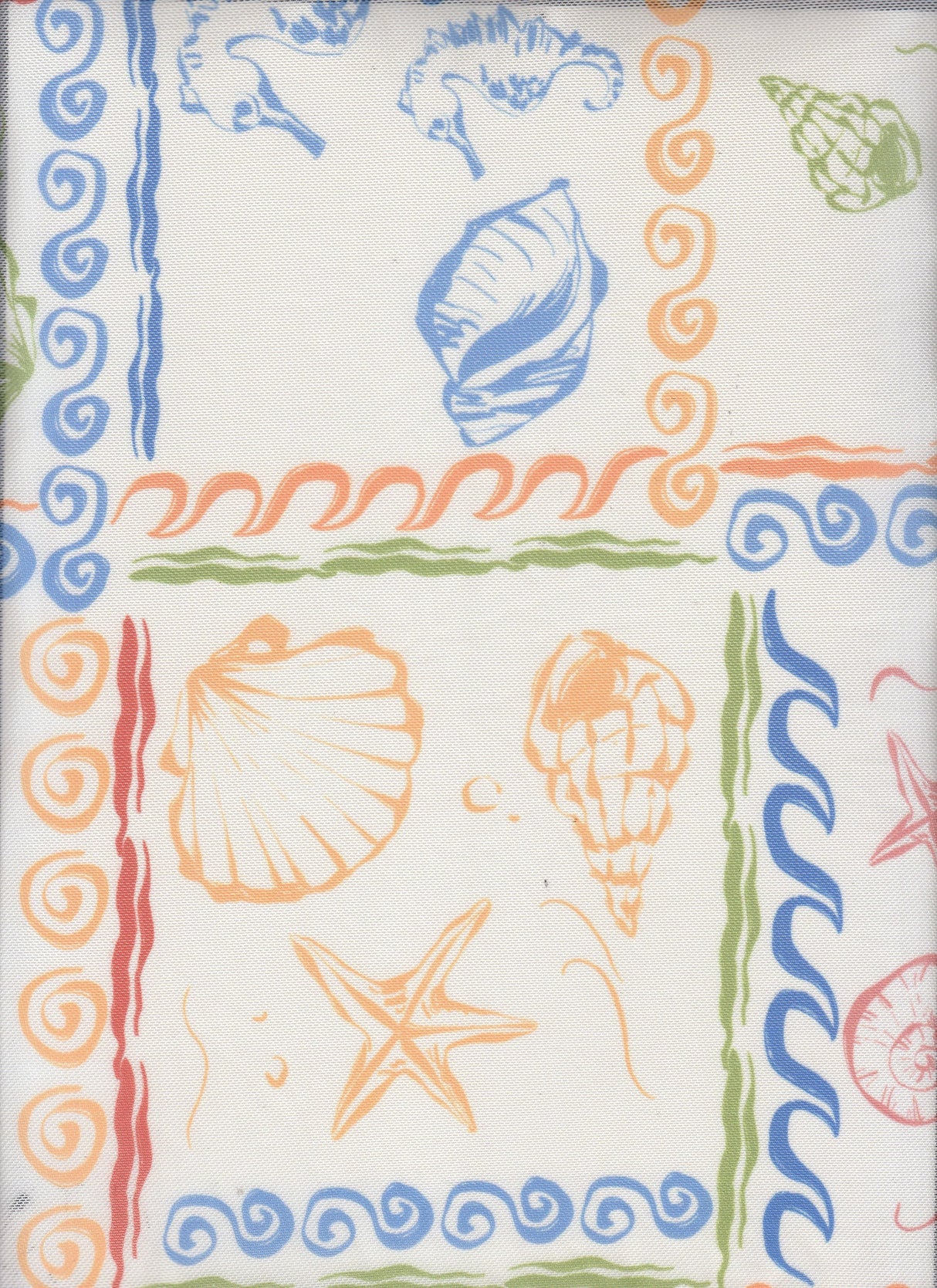 Printed Mesh Under the Sea Fabric