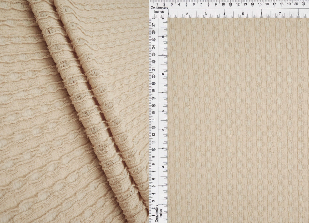 Stripe Lace Stretch Fabric
