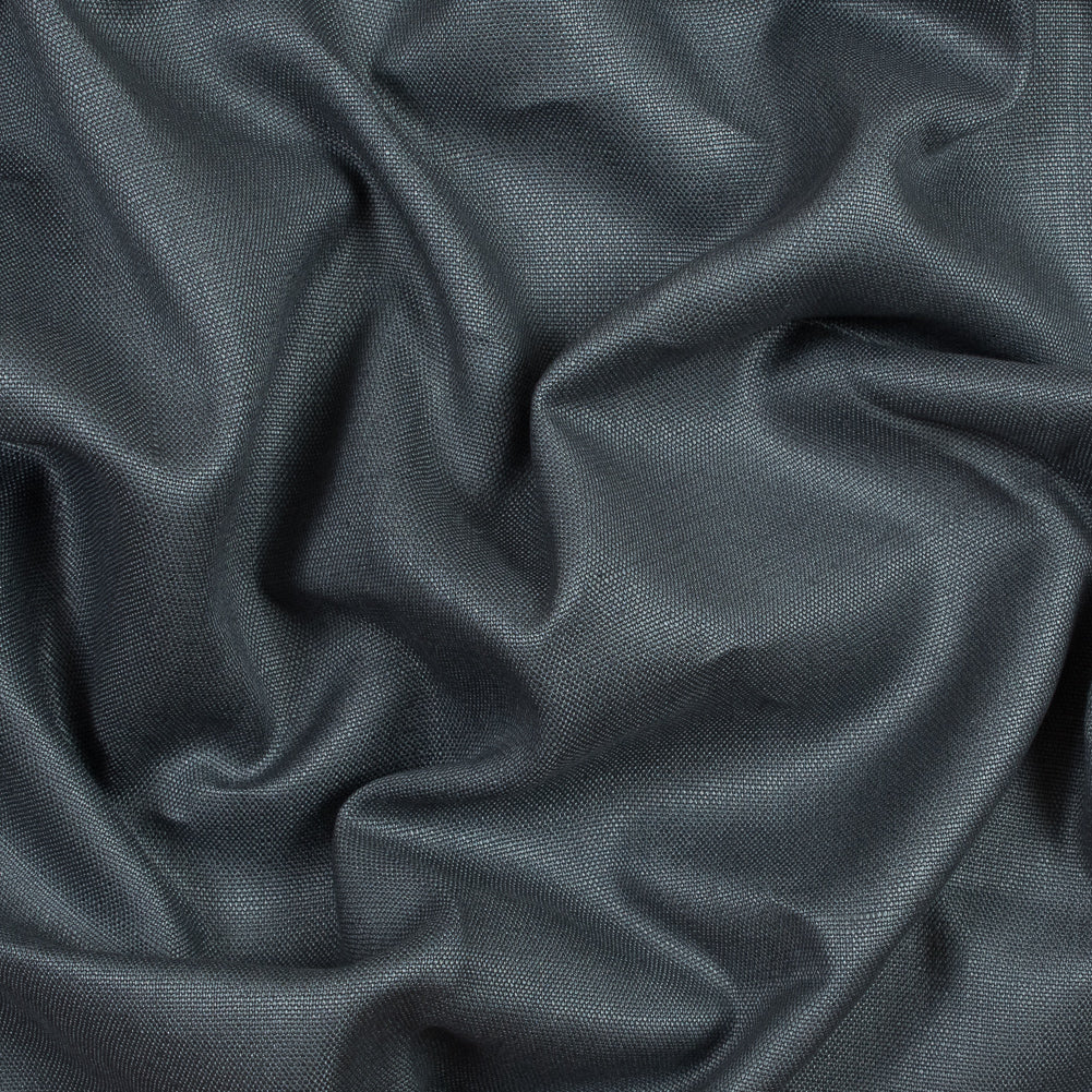 Slate Slubby Linen Woven