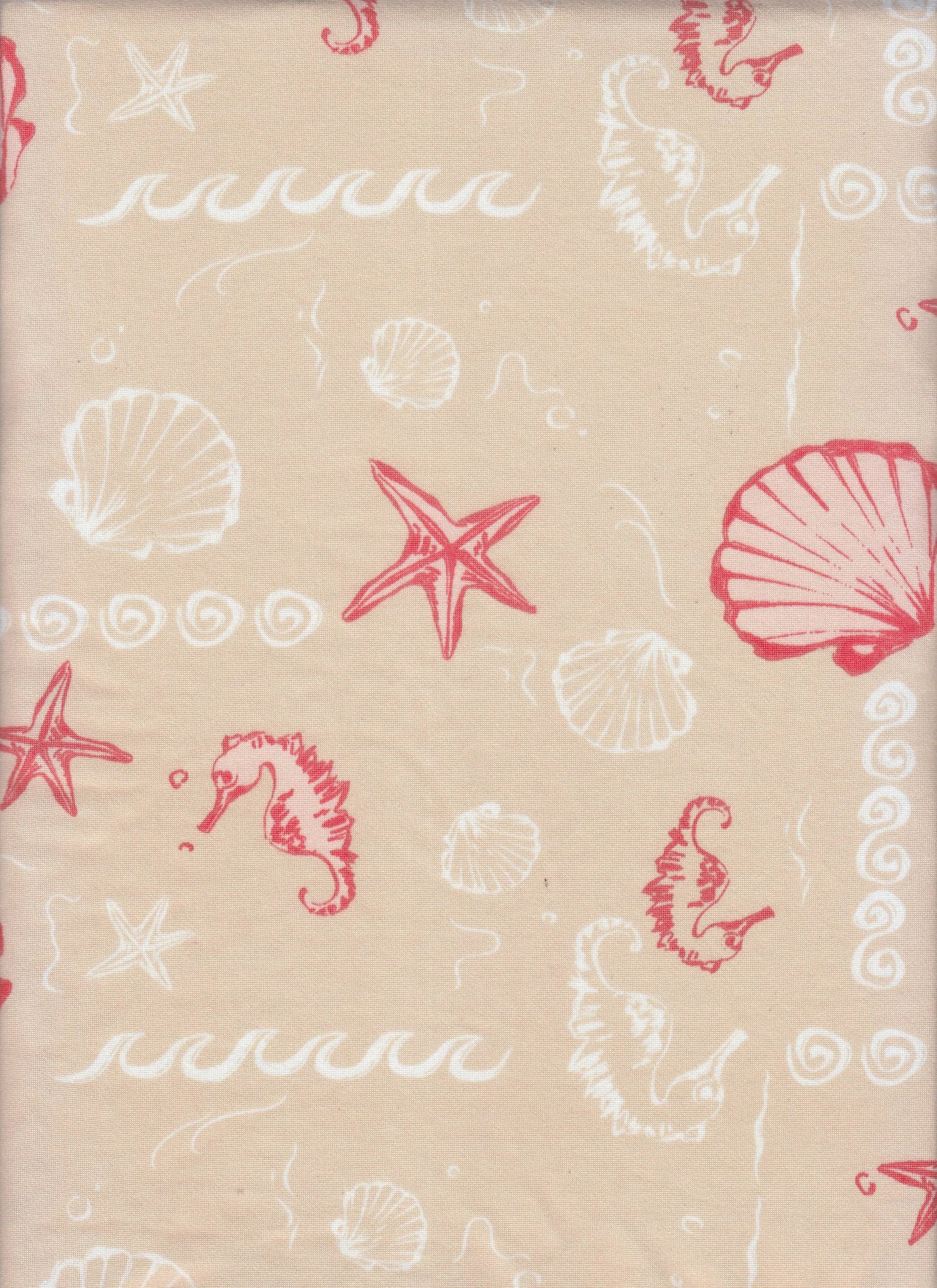 1 Yard Under The Sea DTY Print Fabric 180 GSM Polyester Spandex Blend 58/60" Width