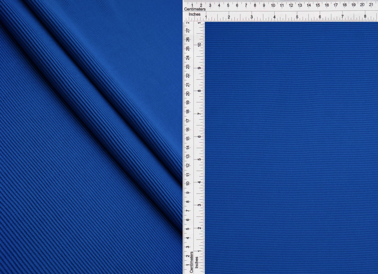 Ottoman Knit Fabric Heavy Techno
