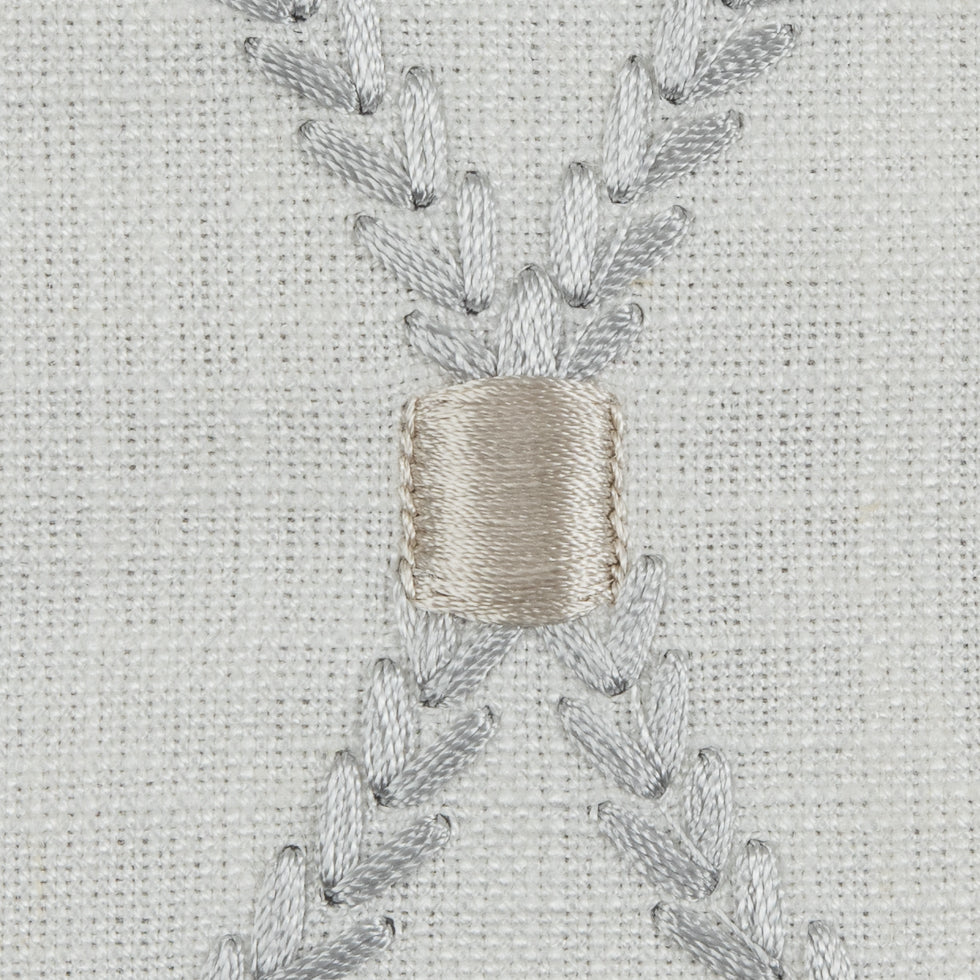 Sterling Classical Rayon Embroidered Linen