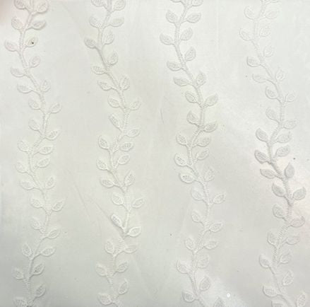 Embroidered Sequin Mesh Stretch Fabric