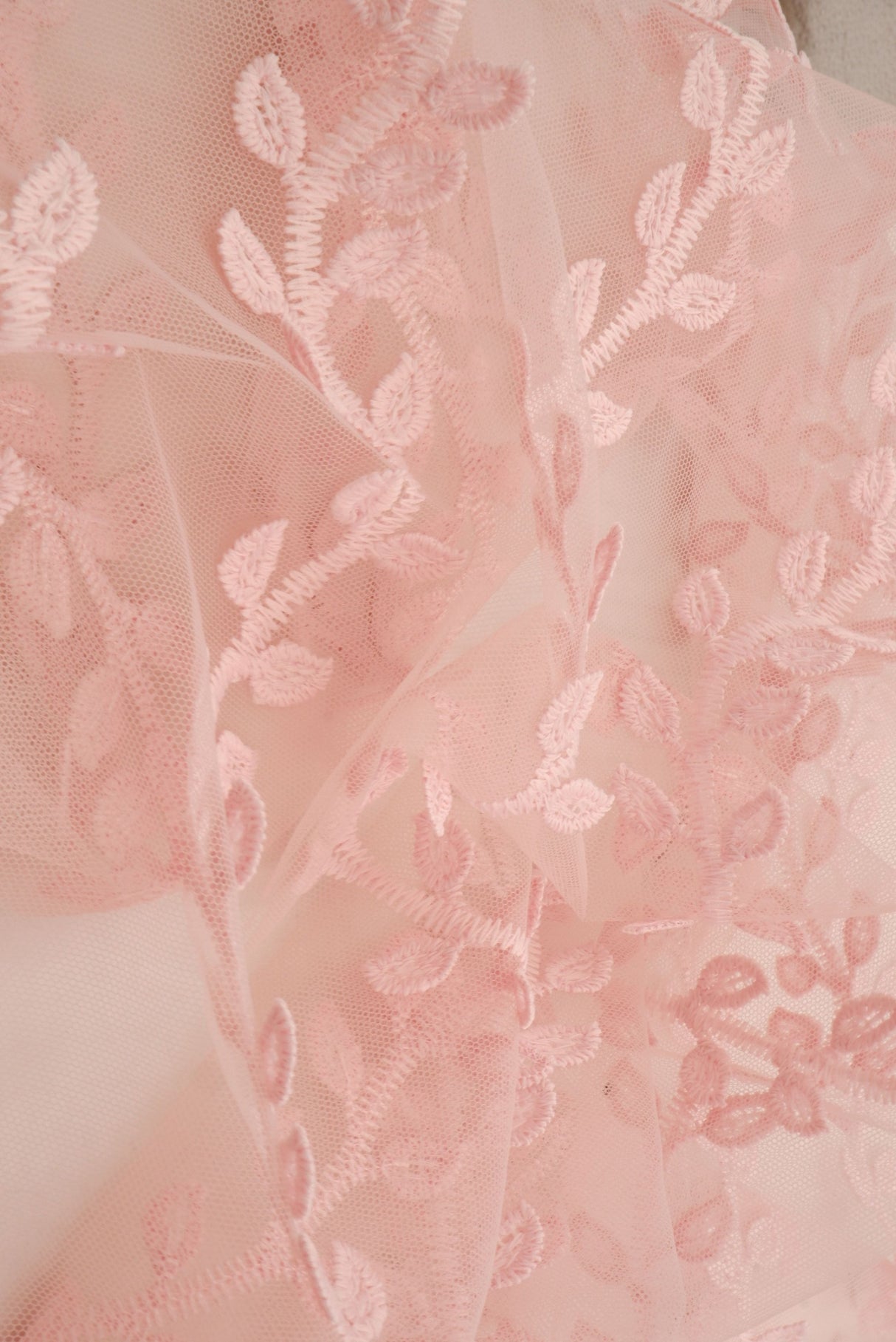 Embroidered Sequin Mesh Stretch Fabric