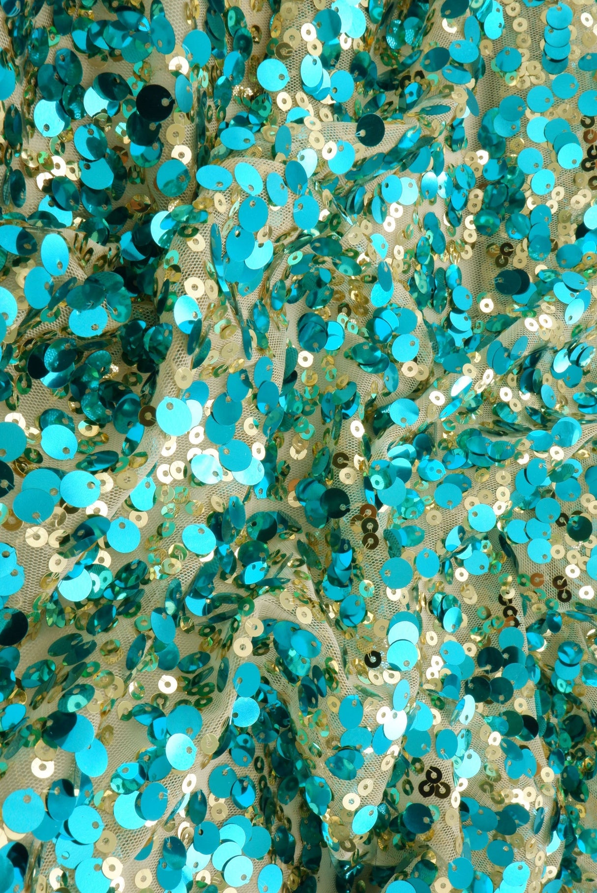 Sequin Mesh Stretch Fabric