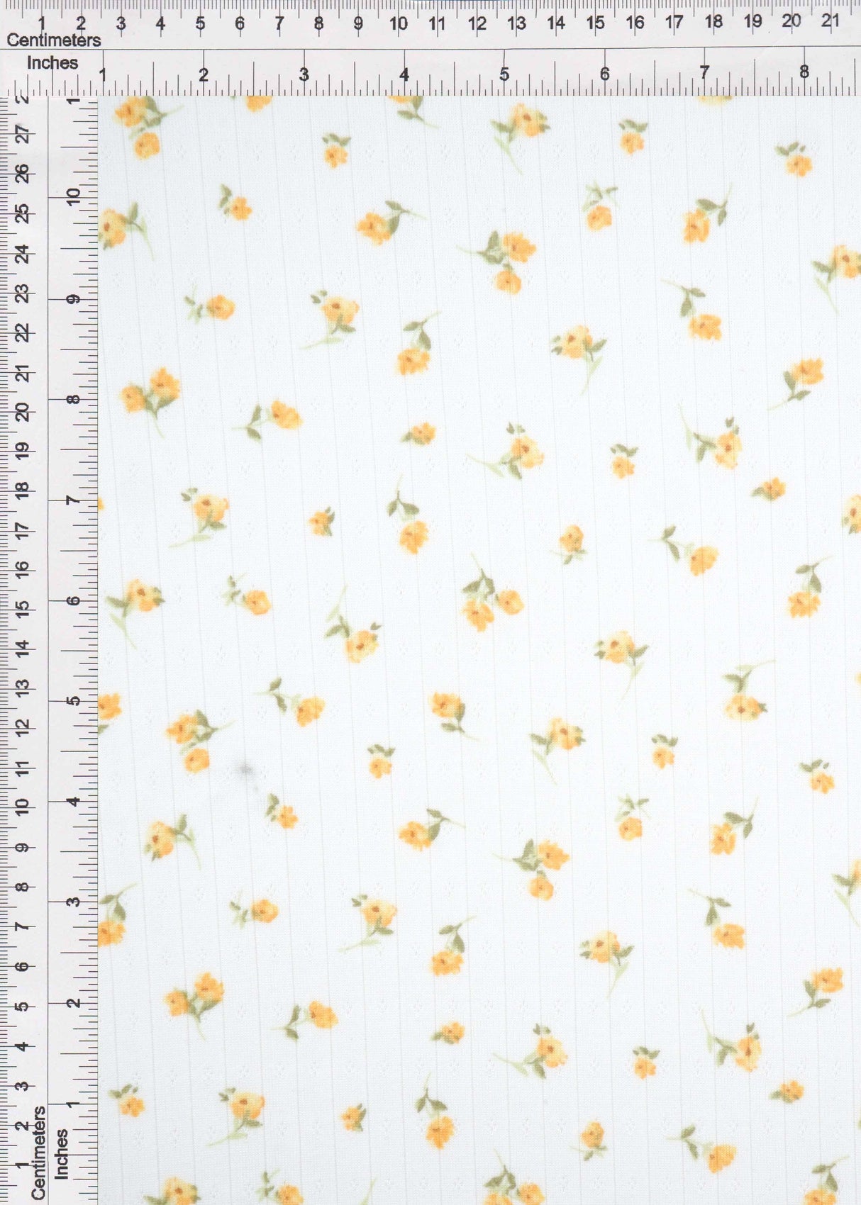 Pointelle Ditsy Floral Knit Fabric