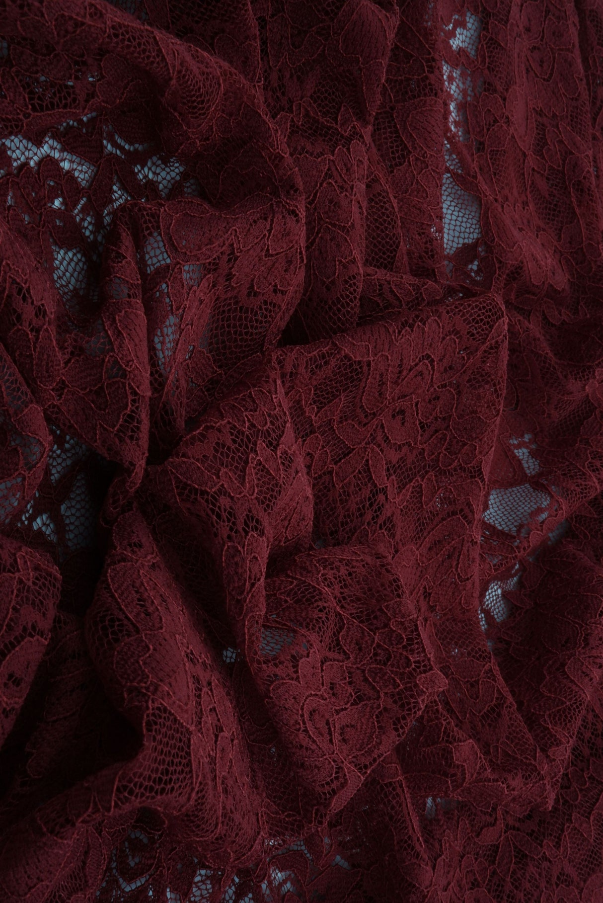 Floral Double Border Lace Fabric
