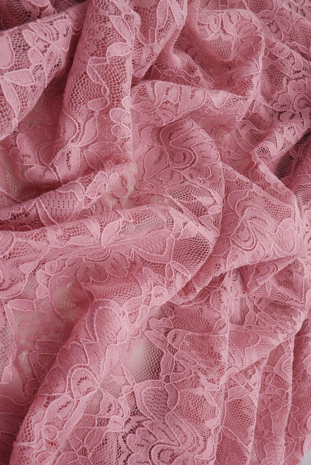 Floral Double Border Lace Fabric