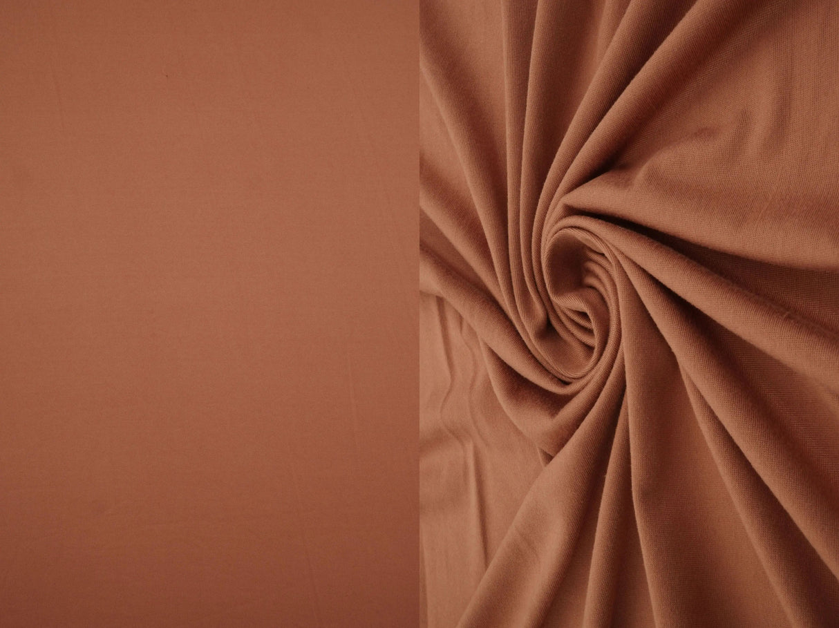 DTY Brushed Solid Knit Fabric, Soft Stretch Lightweight 58/60" Wide for Apparel and Crafts