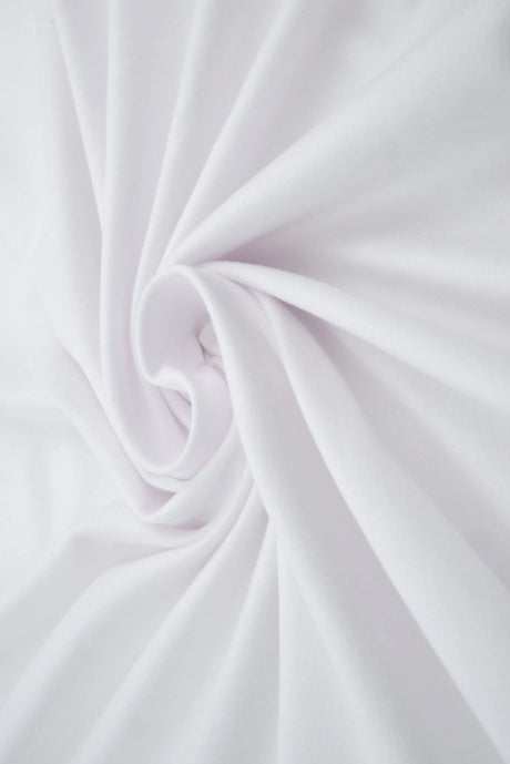 1 Yard DTY Brushed Solid Knit Fabric, 58/60'' Wide Polyester Spandex Blend