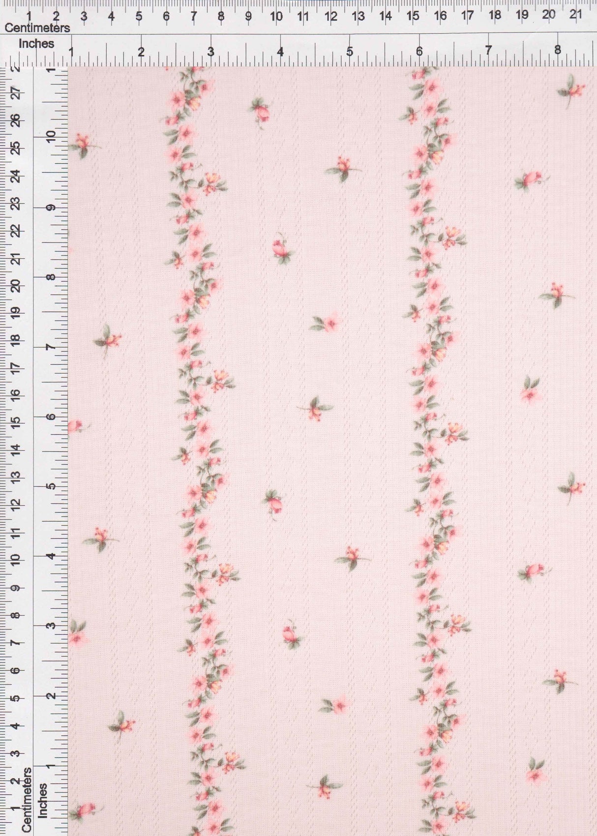 Floral Pointelle Knit Fabric