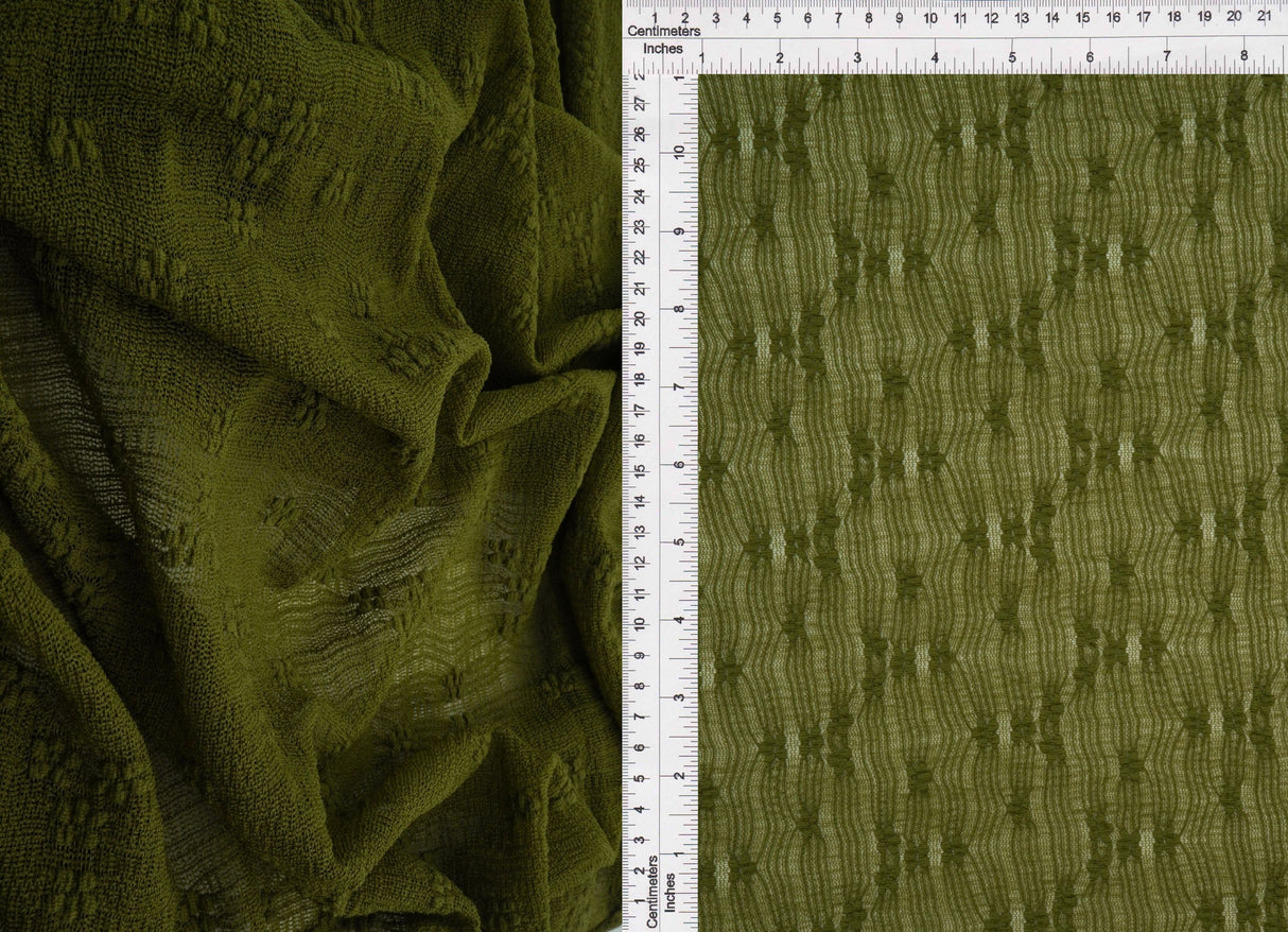 Bubble Lace Knit Fabric