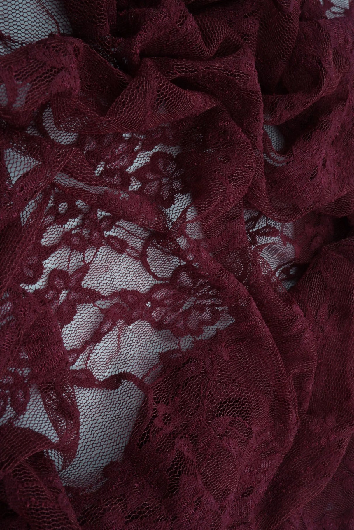 Floral Lace Nylon Spandex Fabric
