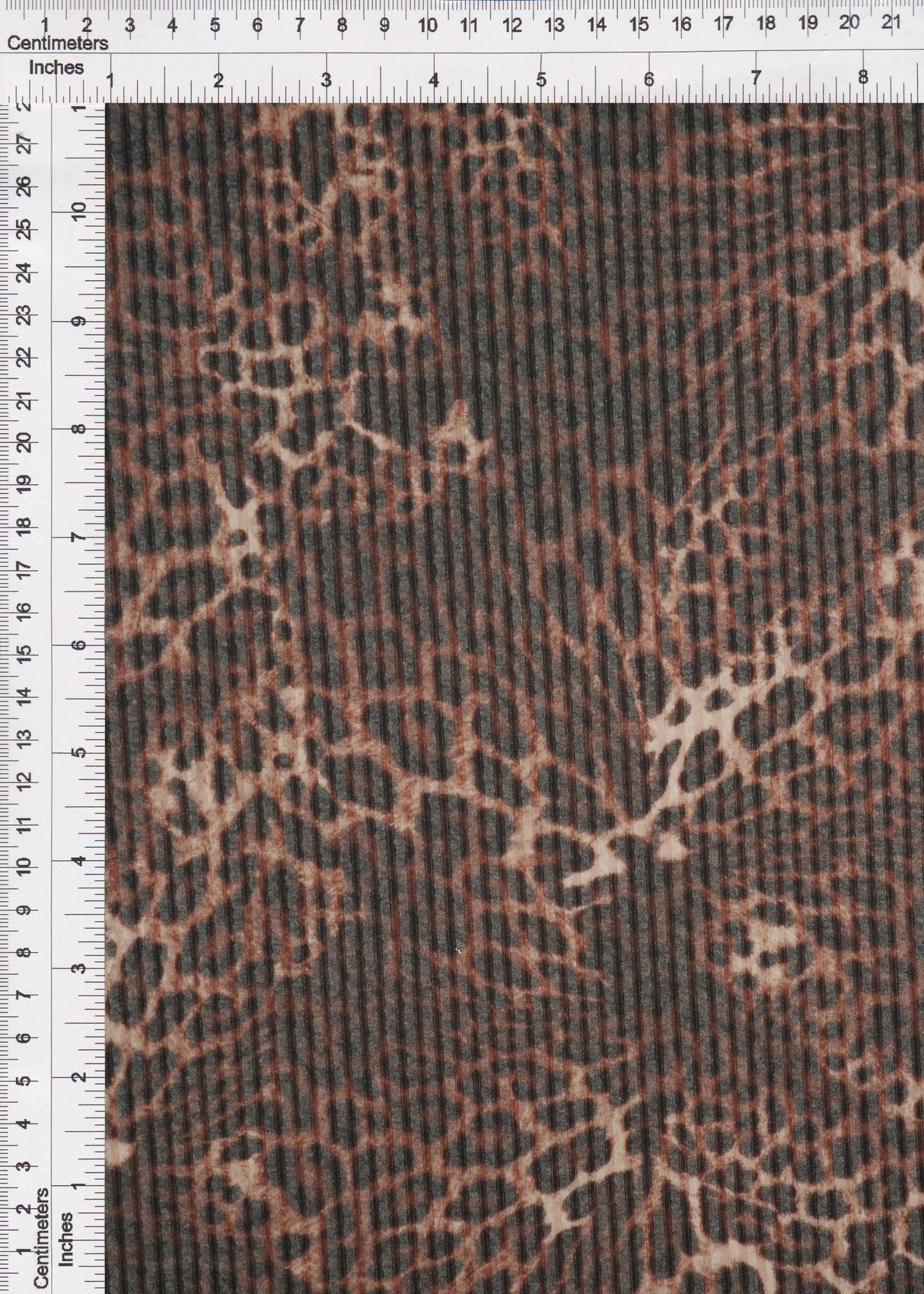 Leopard Print Double Knit Jacquard Fabric