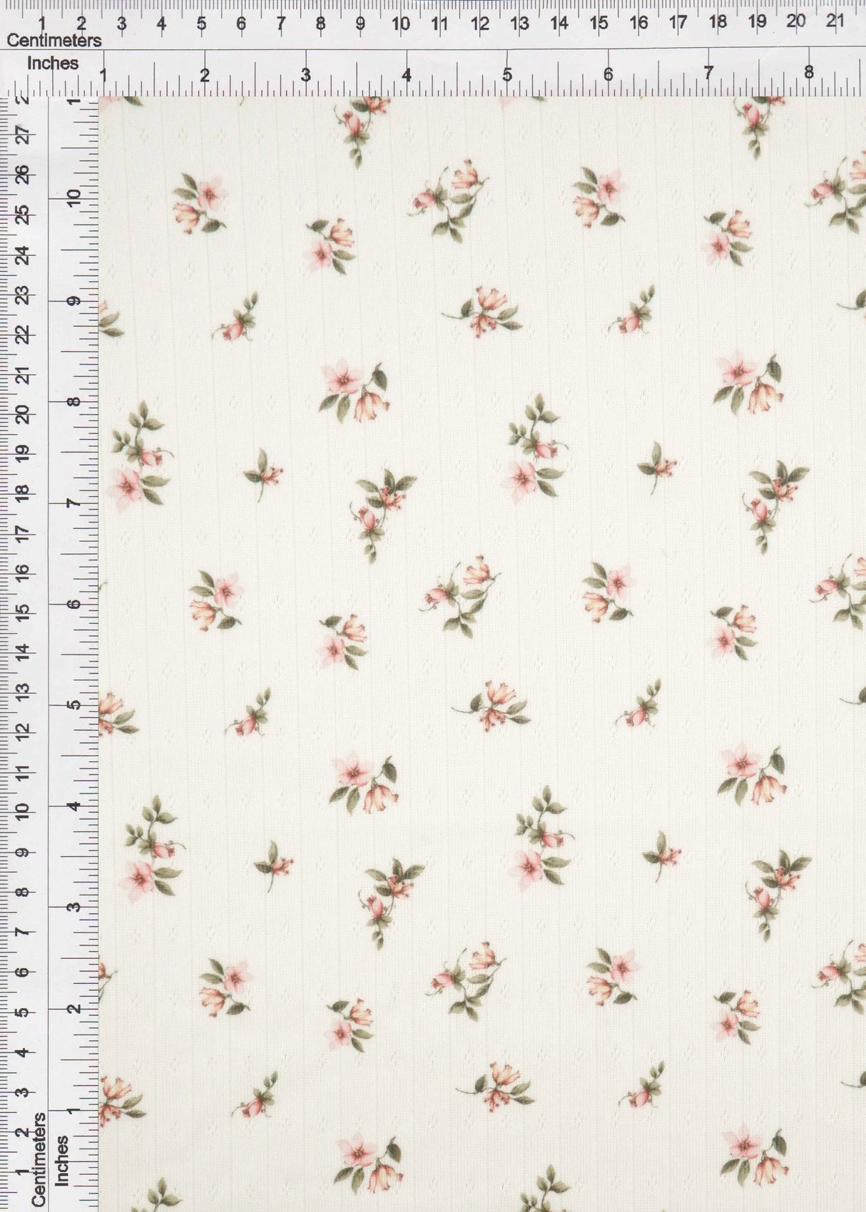 Pointelle Ditsy Print Knit Fabric 58/60" Wide – 220 GSM