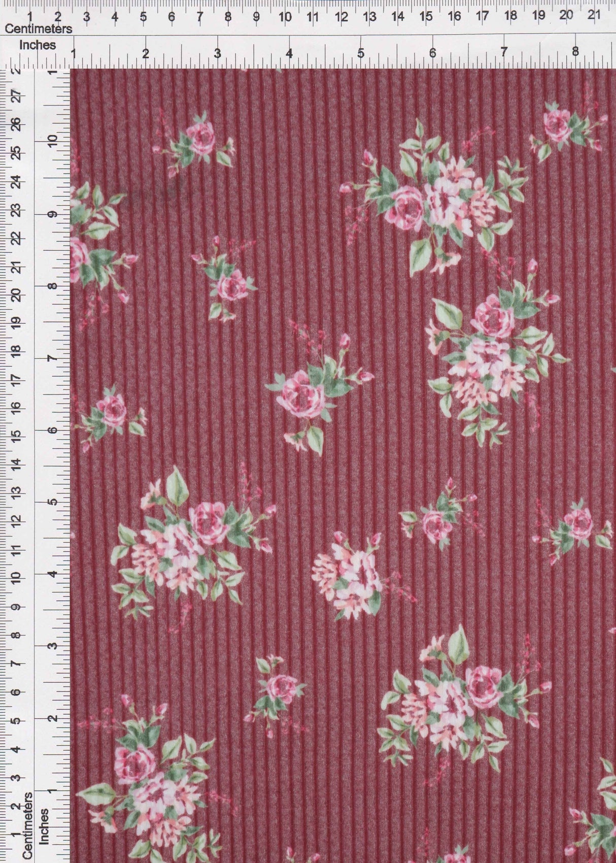 Double Knit Cozy Ditsy Print Fabric