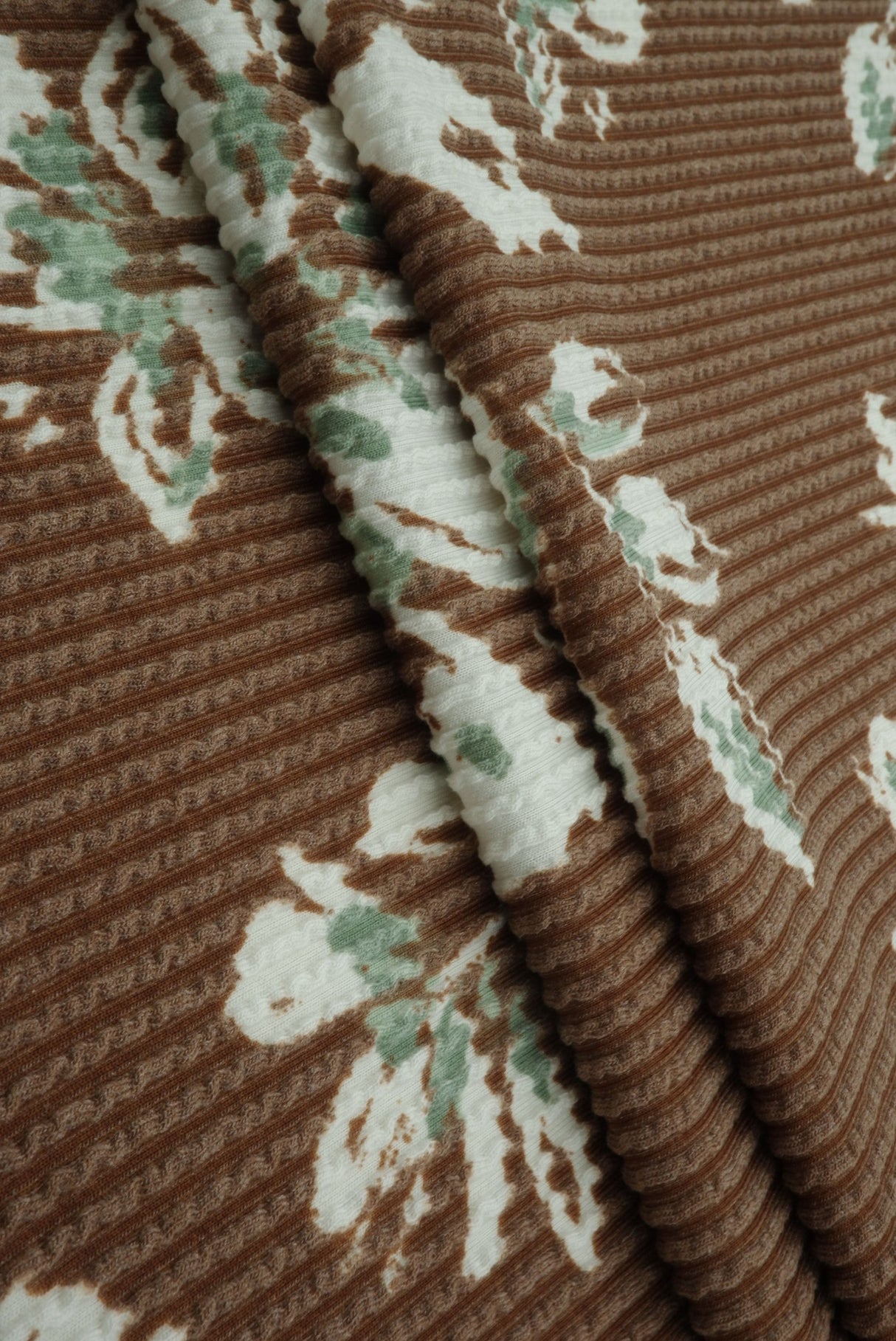 Double Knit Floral Print Fabric
