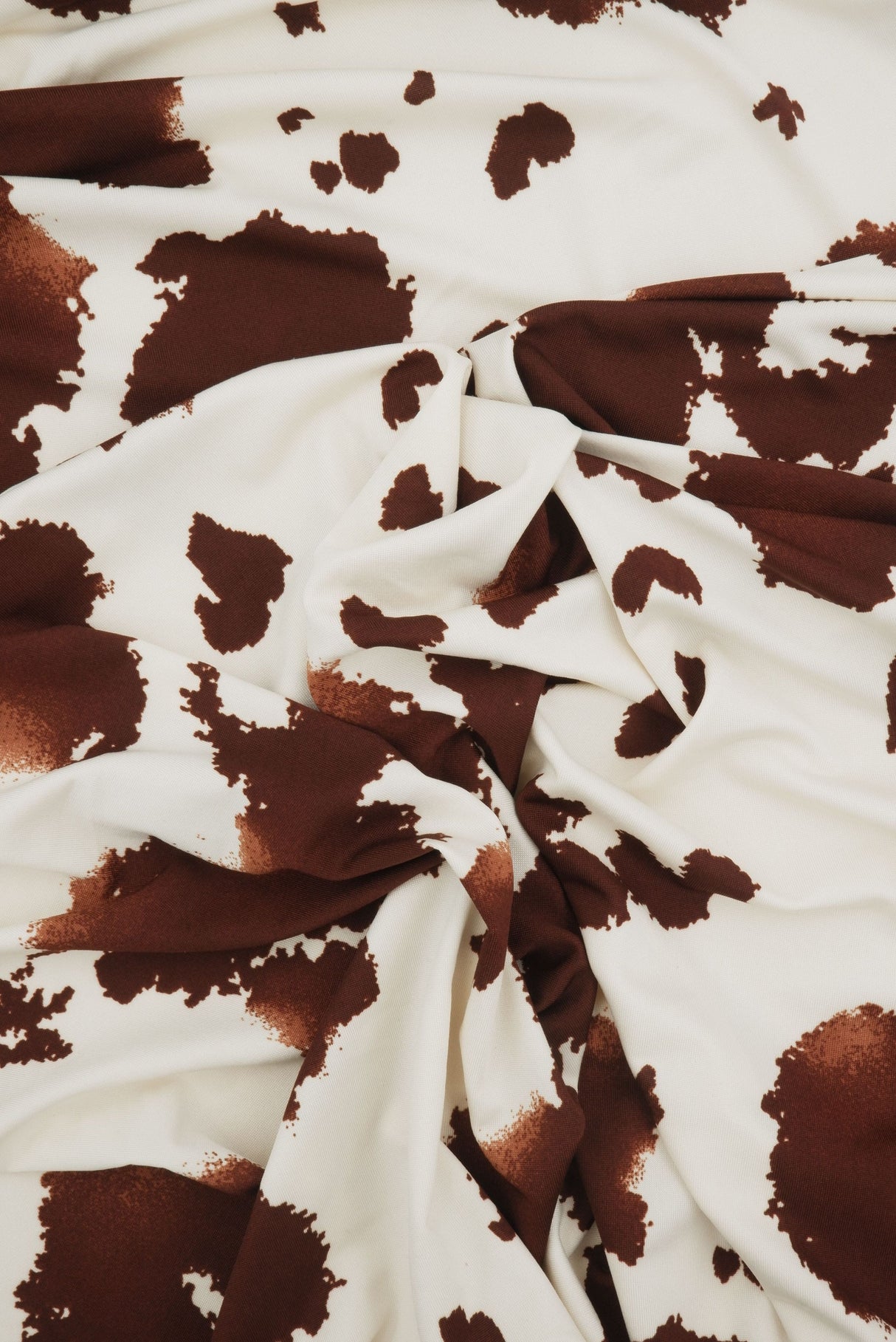 Cow Print DTY Knit Fabric