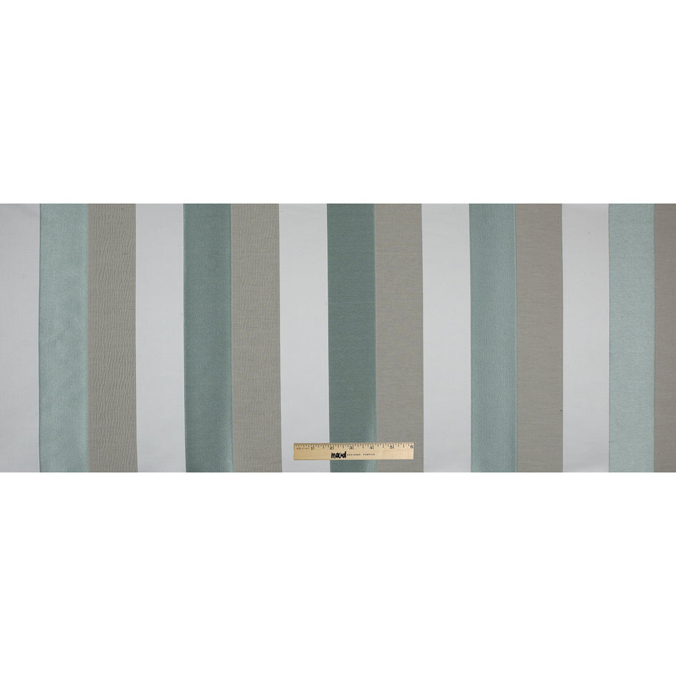 Azure Awning Striped Brocade