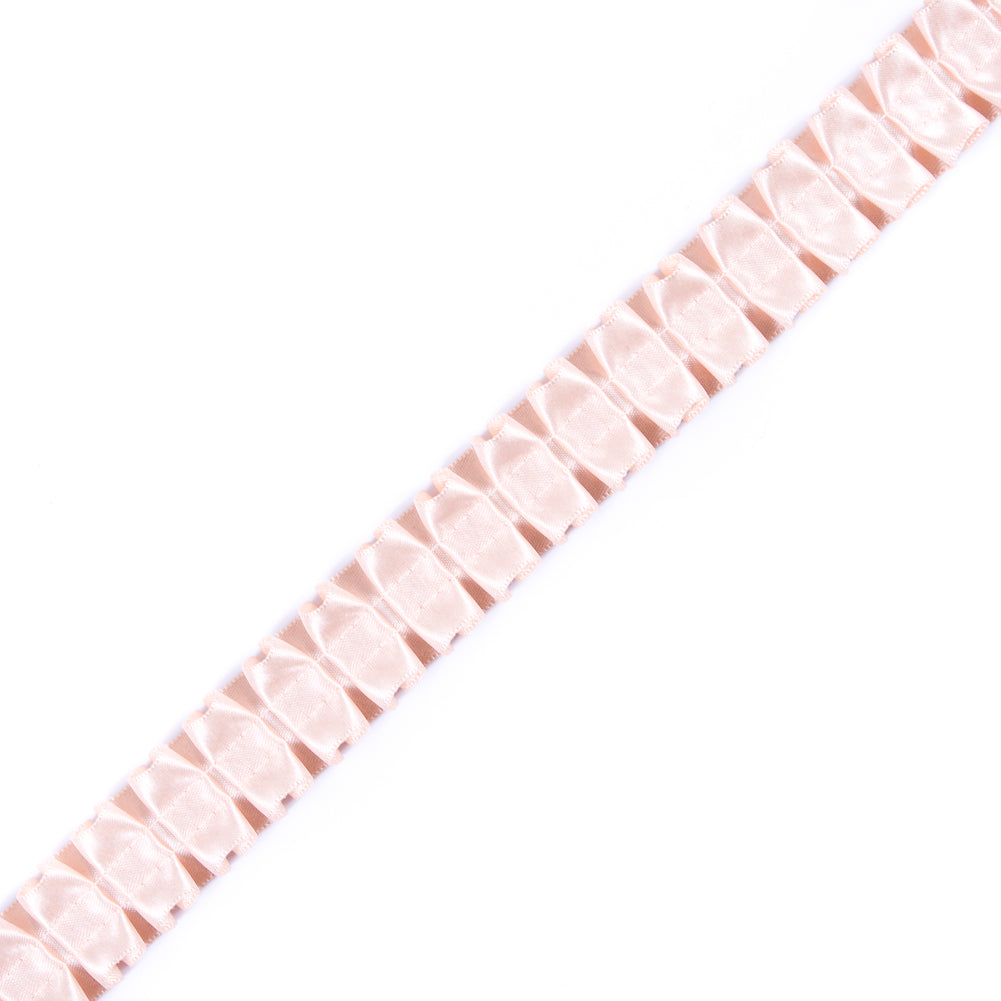Italian Blush Box Pleated Trimming - 1"