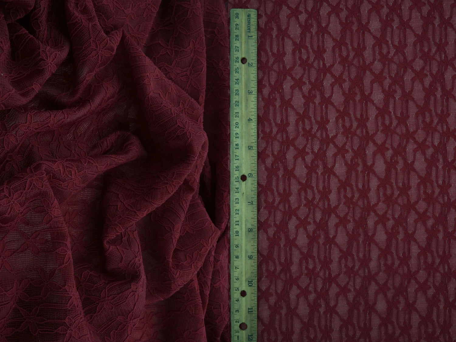 Ditsy Flower Lace Fabric 1 Yard Soft Stretch Lightweight Material 48/50" Wide