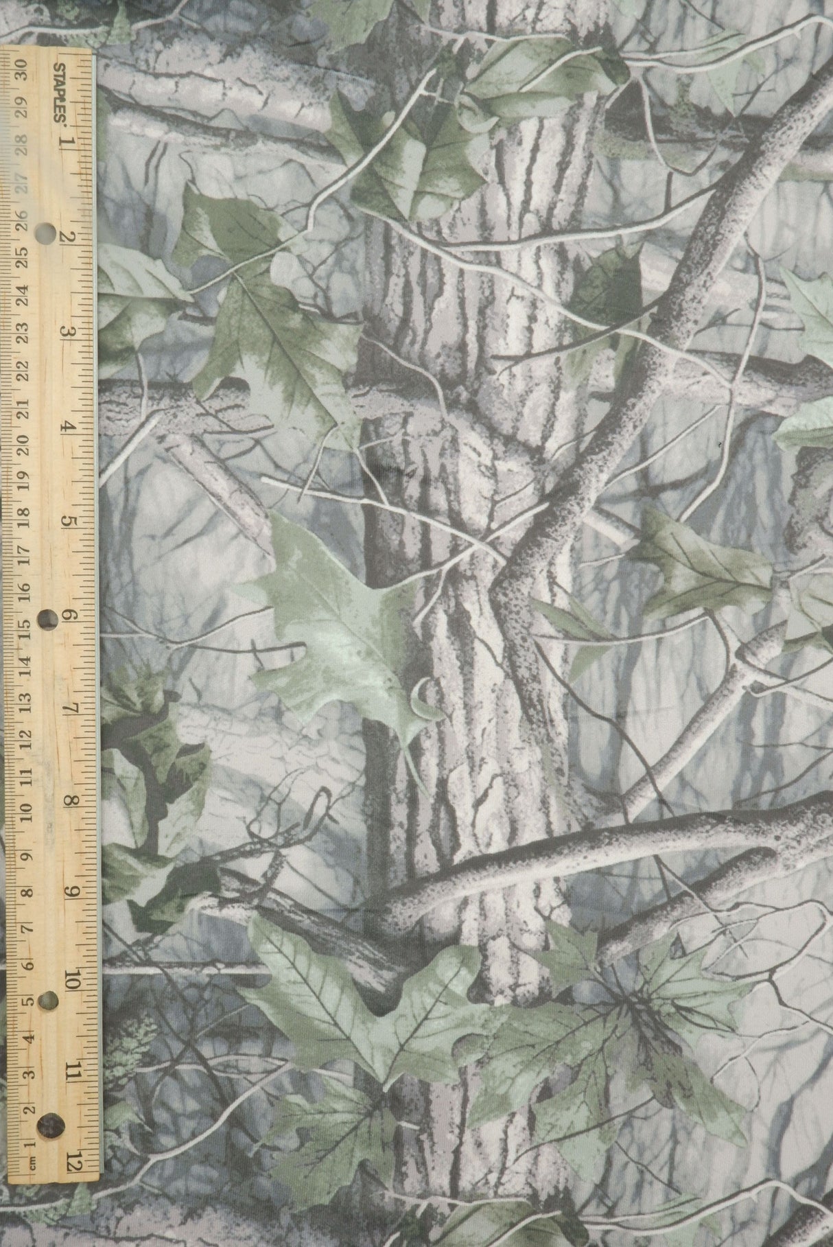 Brushed Polyester Spandex Knit Tree Camo